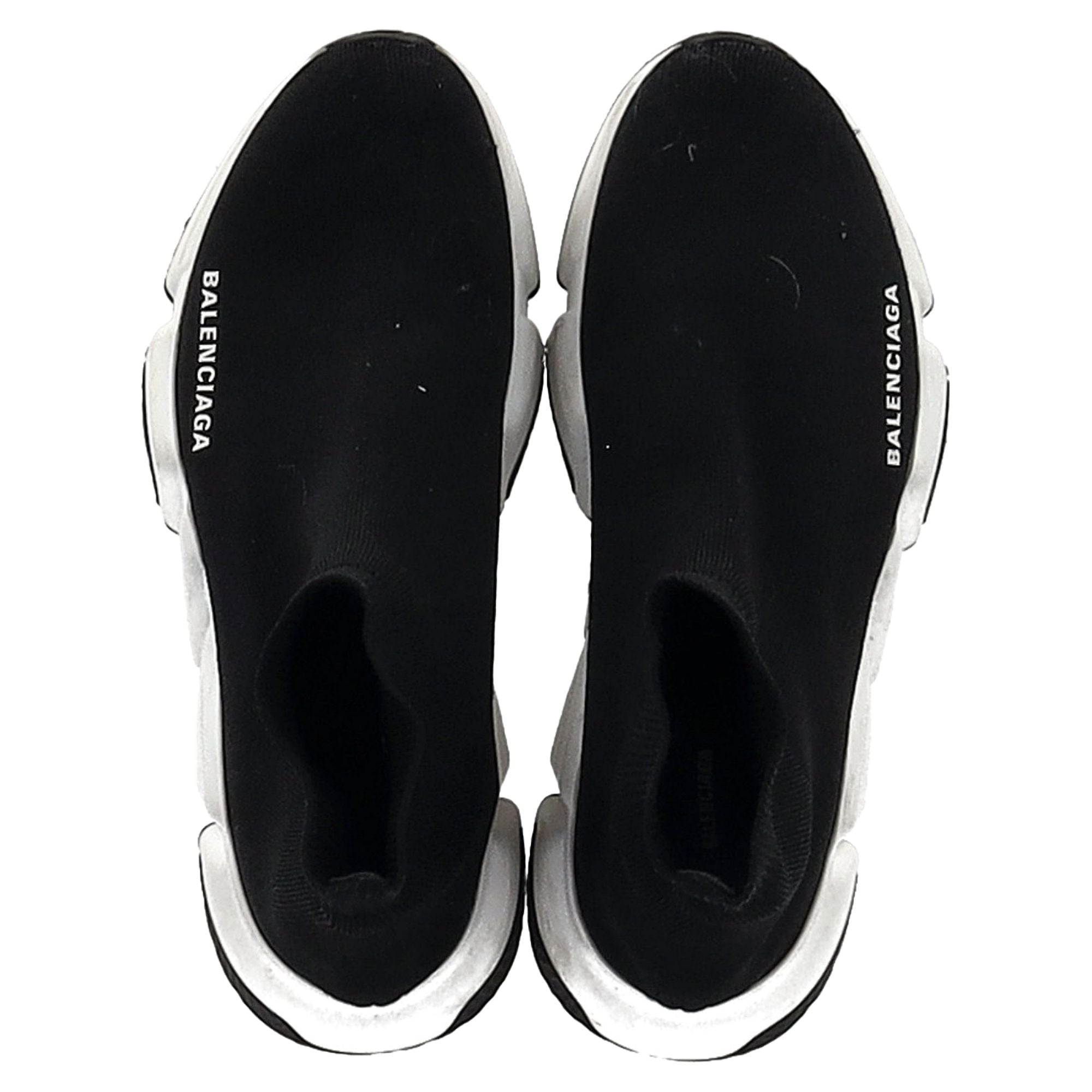 Women's Balenciaga Speed Trainer Shoes in Black Polyester