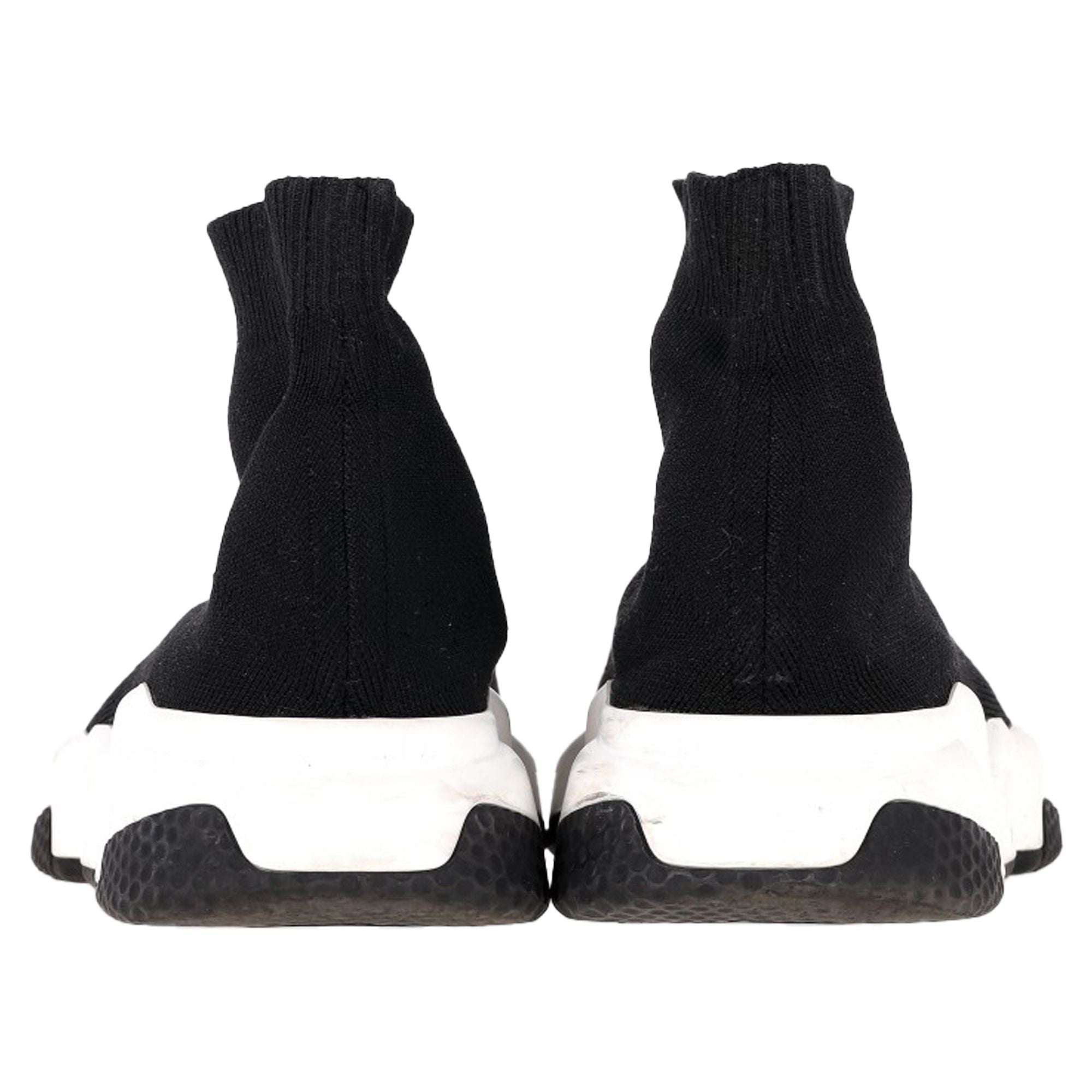 Women's Balenciaga Speed Trainer Shoes in Black Polyester