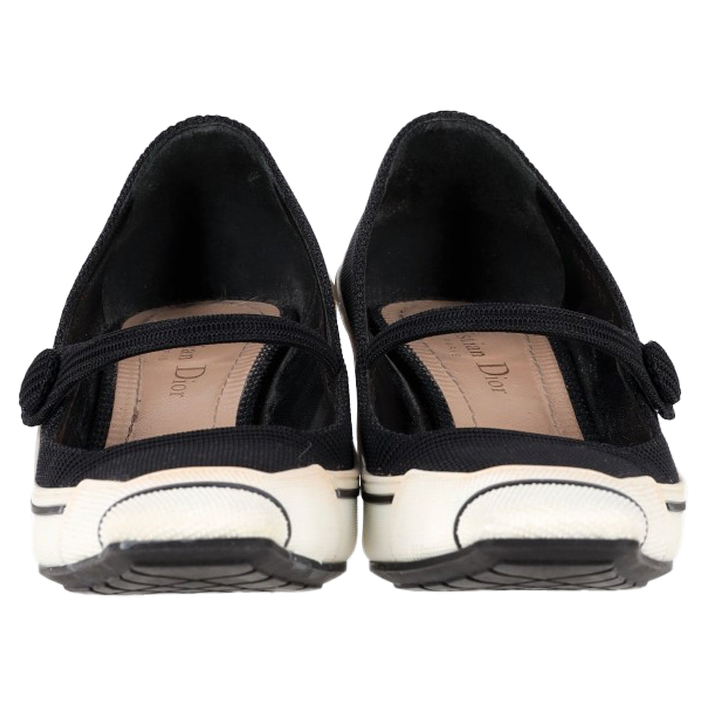 Women's Dior D-motion Mary Jane Pumps in Black Polyester