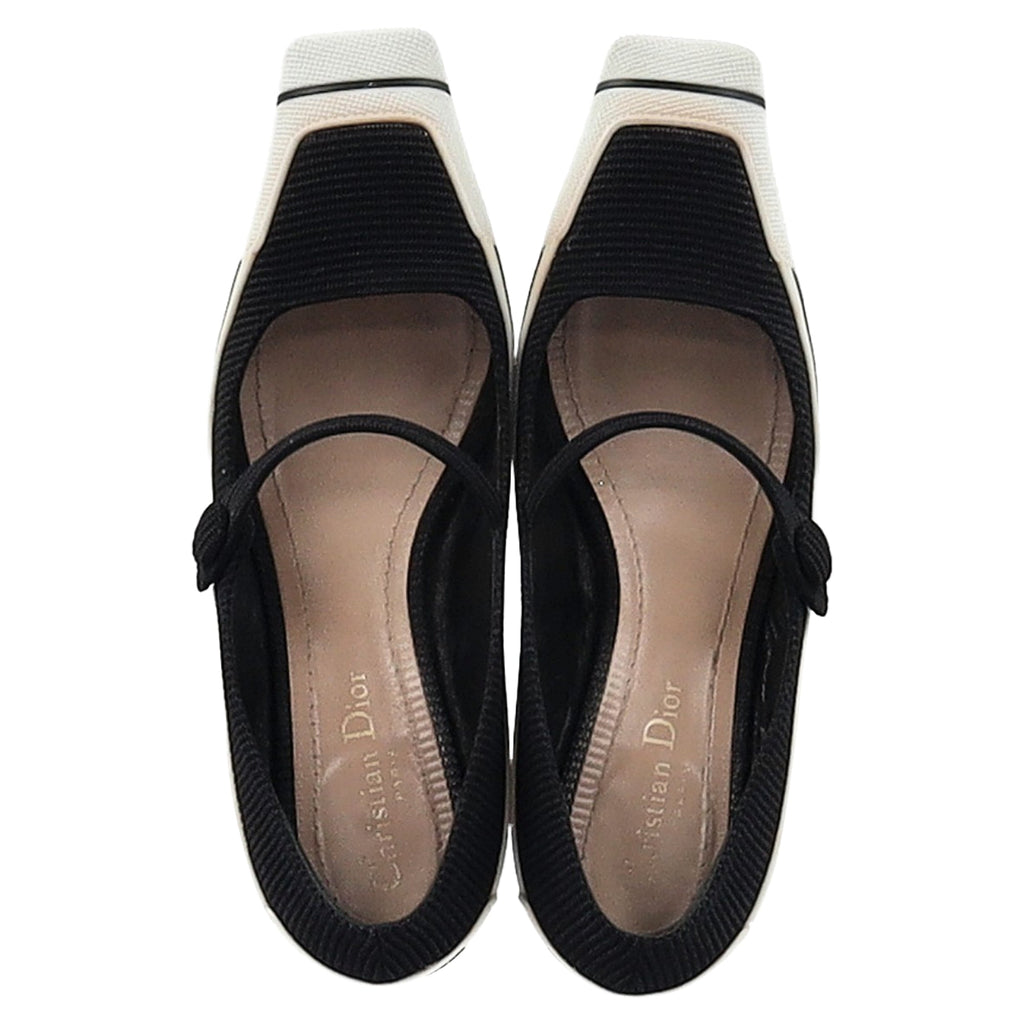 Women's Dior D-motion Mary Jane Pumps in Black Polyester