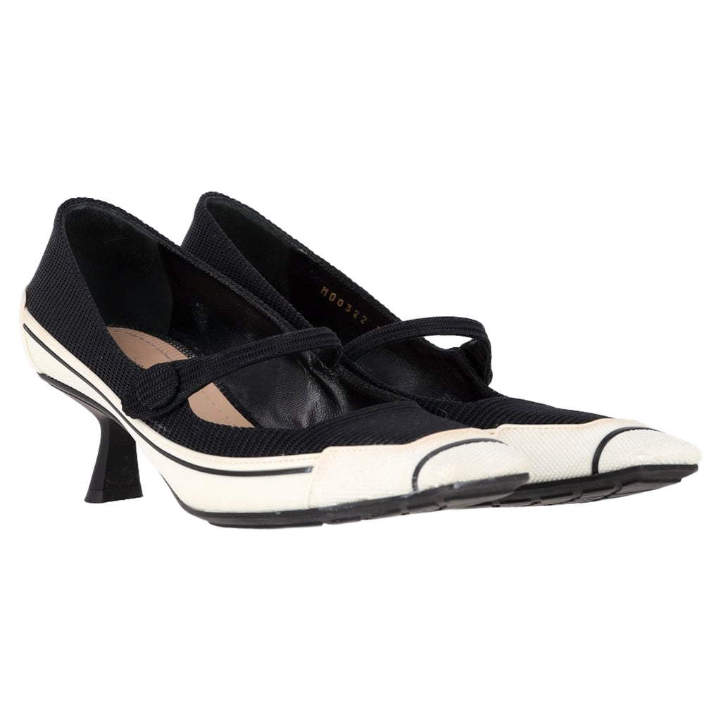 Women's Dior D-motion Mary Jane Pumps in Black Polyester