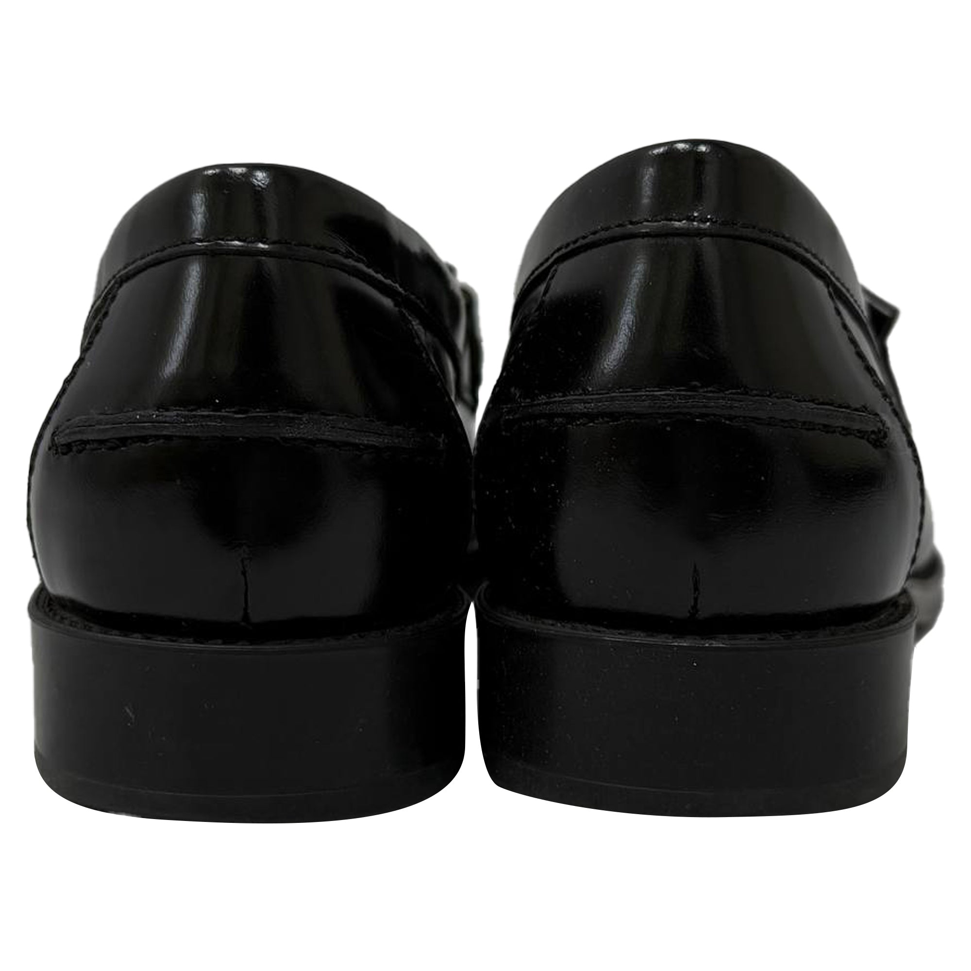 Women's Tod's Gommino Fringe Double T Loafers in Black Leather