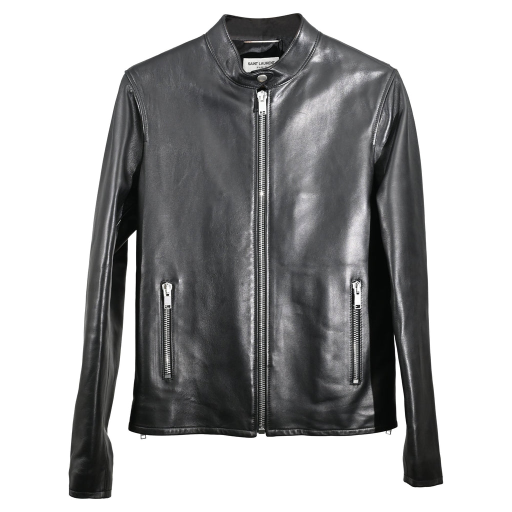 Saint Laurent Racer Jacket in Black Leather