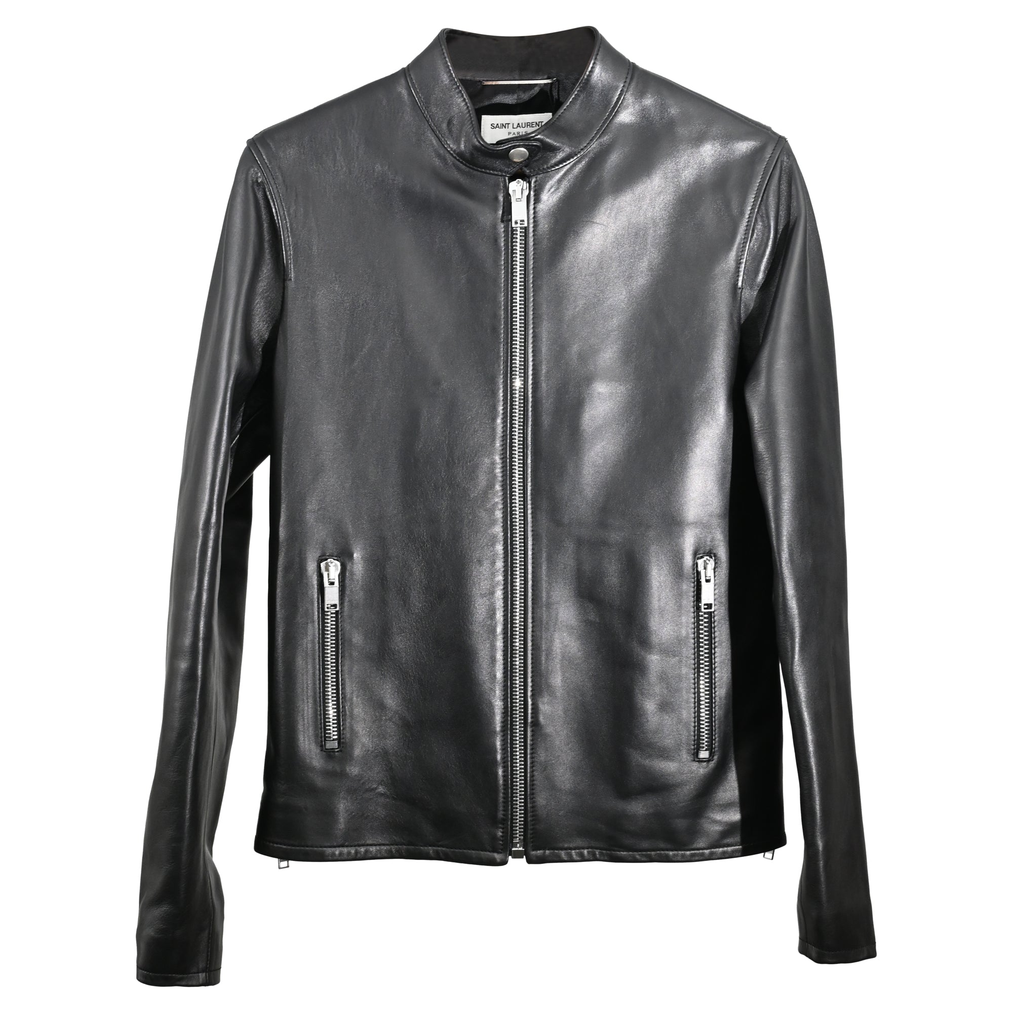 Saint Laurent Racer Jacket in Black Leather