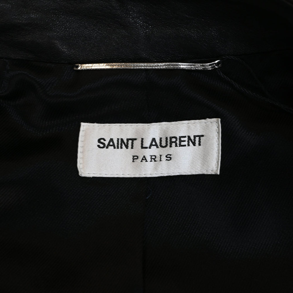 Saint Laurent Racer Jacket in Black Leather