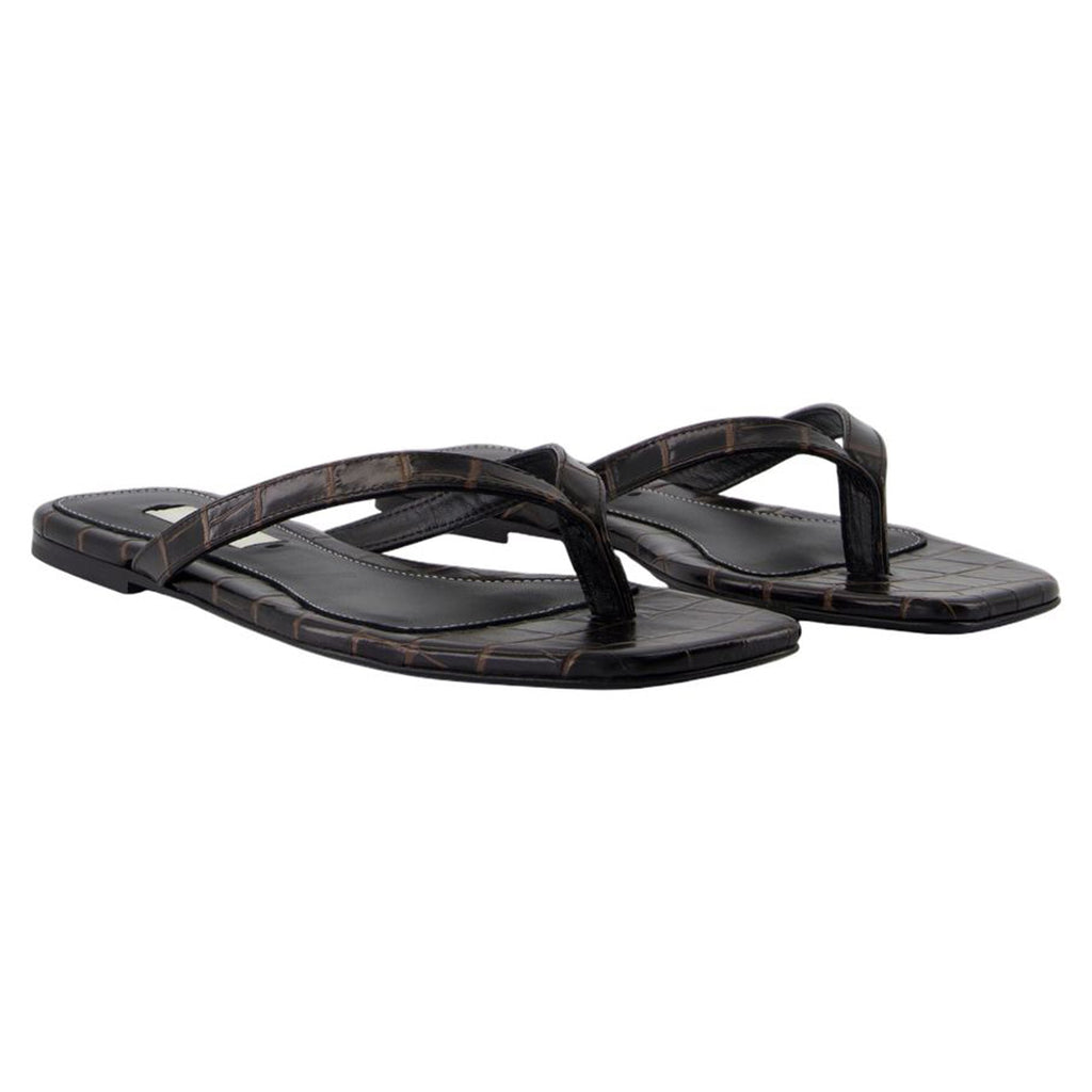 Sandals - TOTEME - Leather - Brown