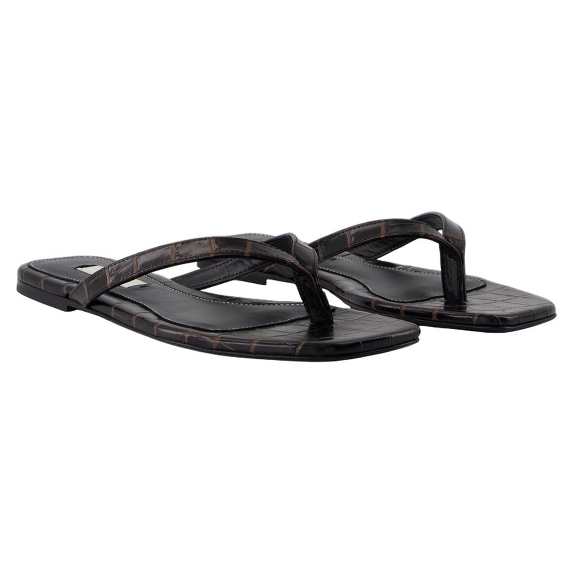 Sandals - TOTEME - Leather - Brown