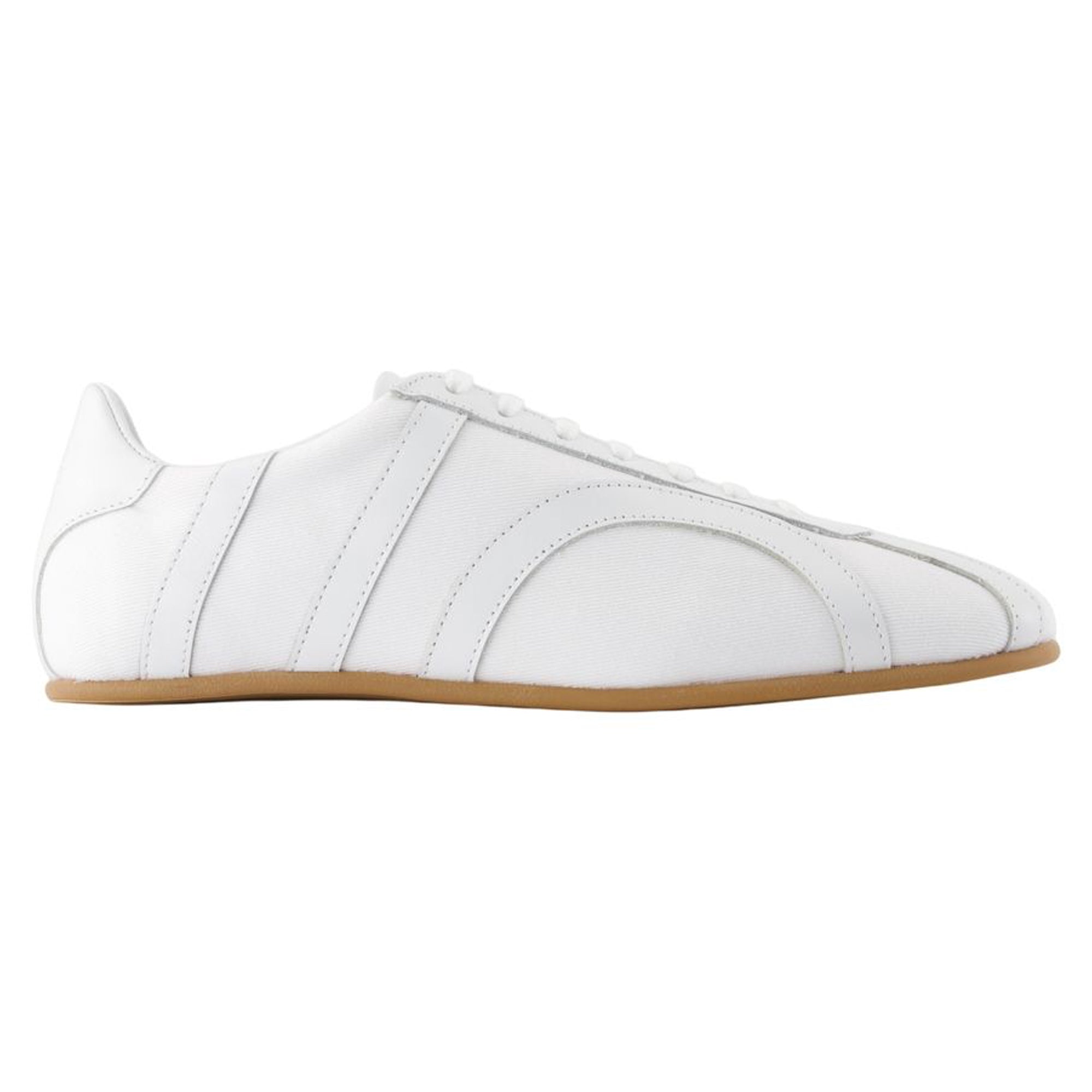 Women's Sneakers - TOTEME - Cotton - White