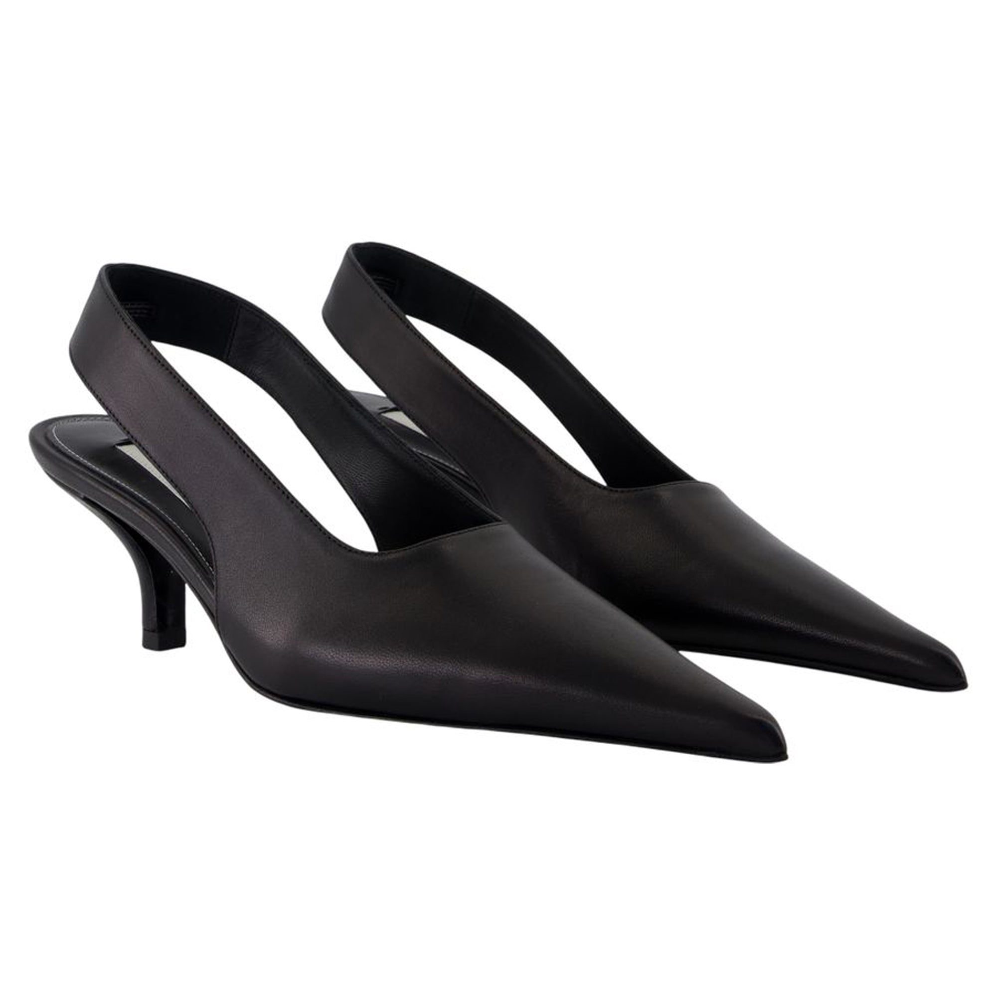 Women's Slingbacks - TOTEME - Leather - Black