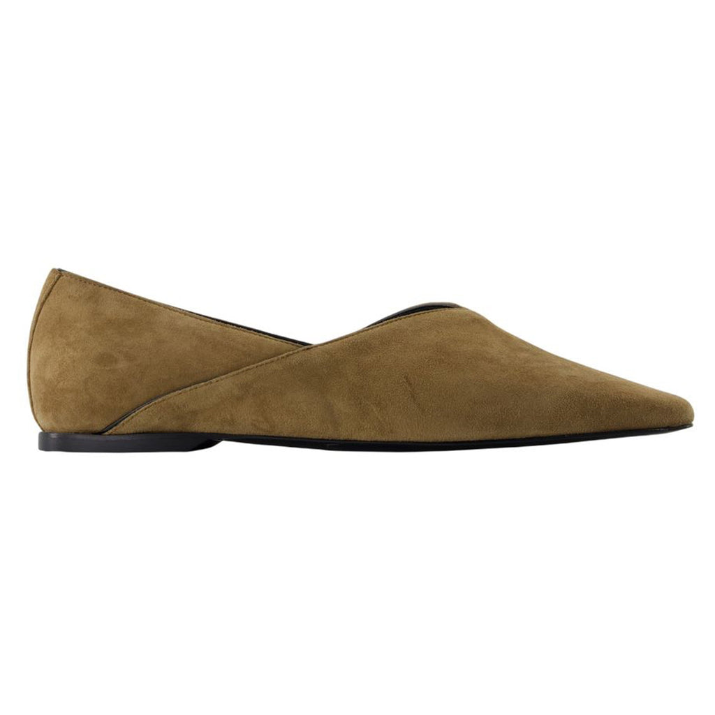 Women's Everyday Sandals - TOTEME - Leather - Green