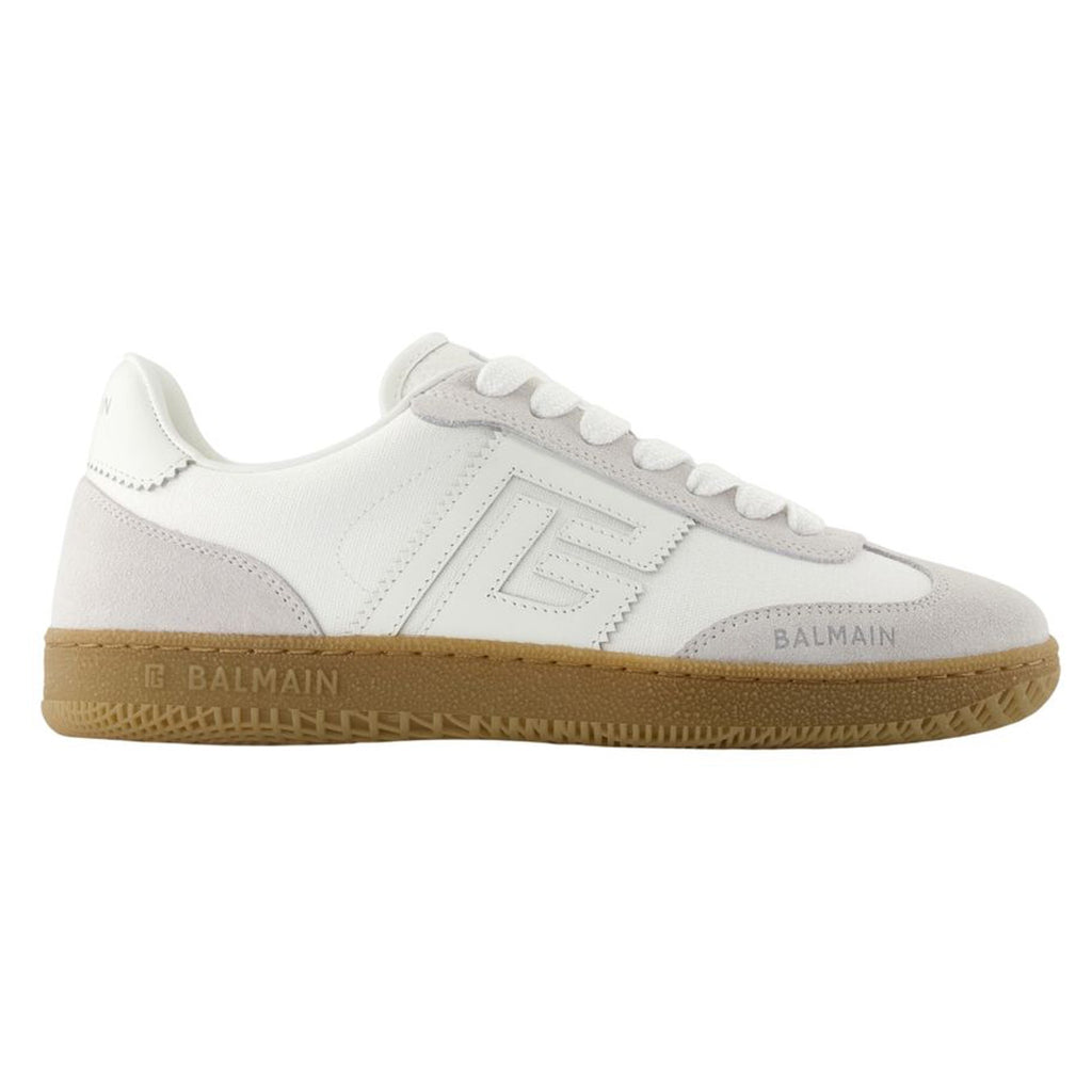 Women's Swan Sneakers - Balmain - Leather - White