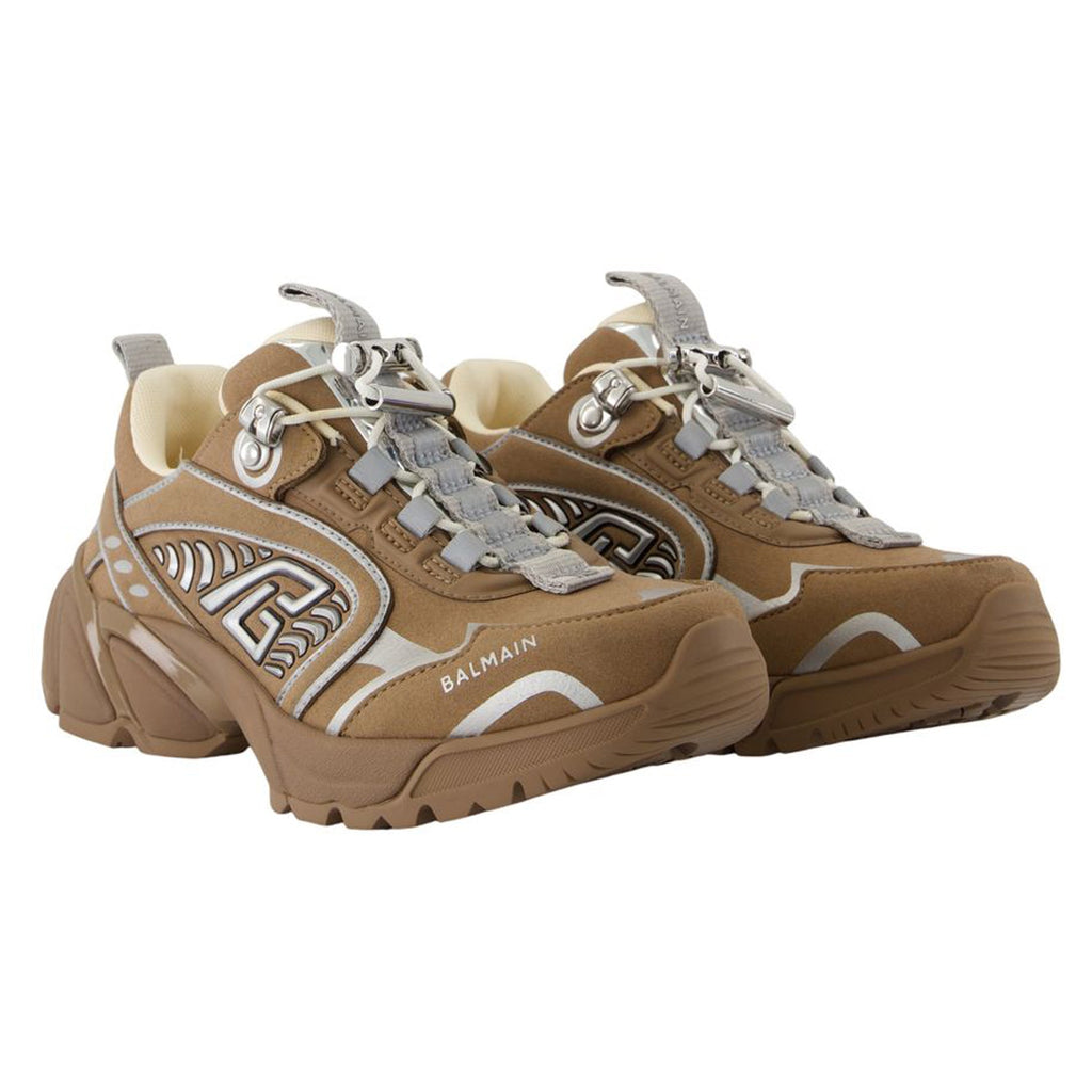 Women's Cosmic Dust Sneakers - Balmain - Leather - Neutral