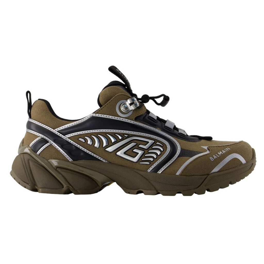 Women's Cosmic Dust sneakers - Balmain - Leather - Khaki