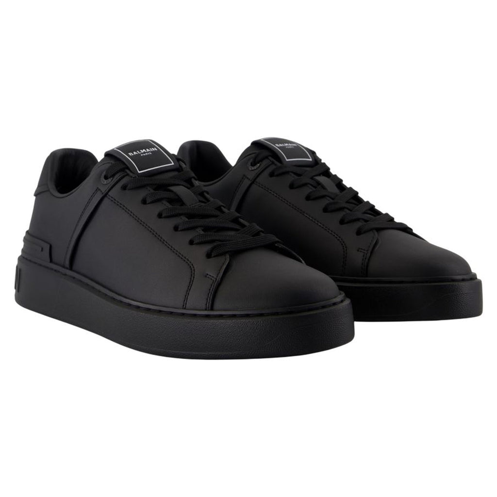 Women's B-Court Sneakers - Balmain - Leather - Black