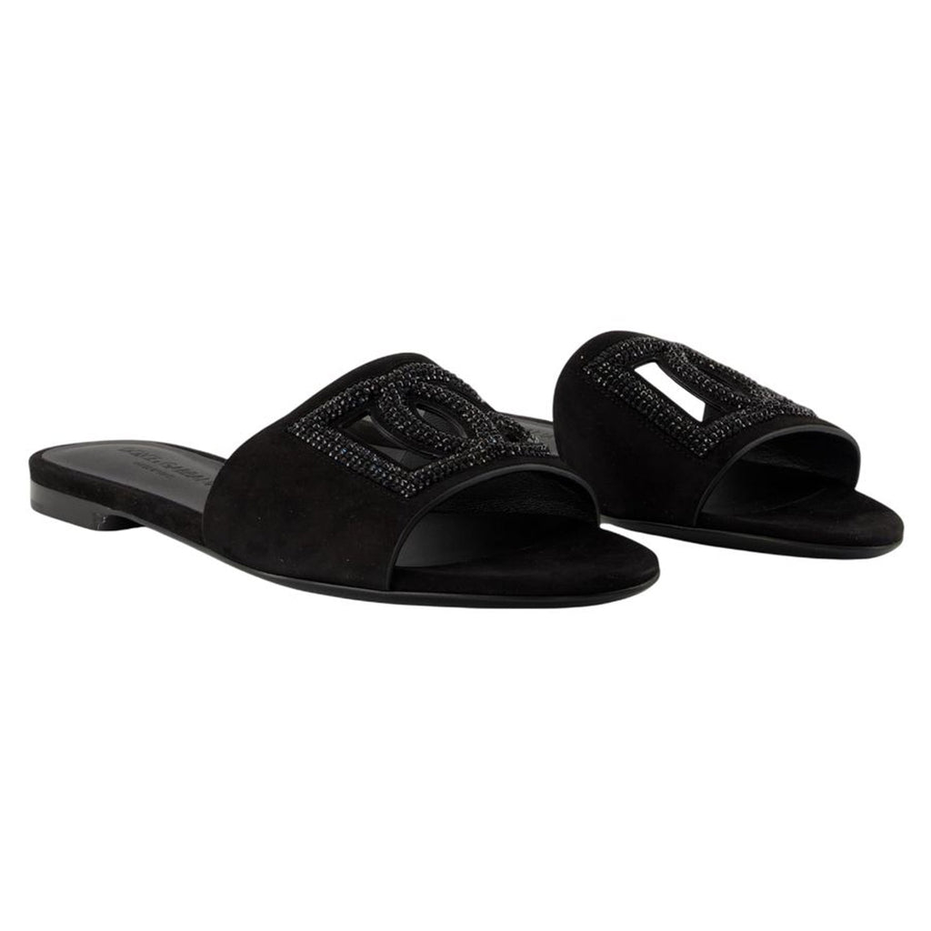 Women's Gruppo 40 Sandals - Dolce&Gabbana - Leather - Black