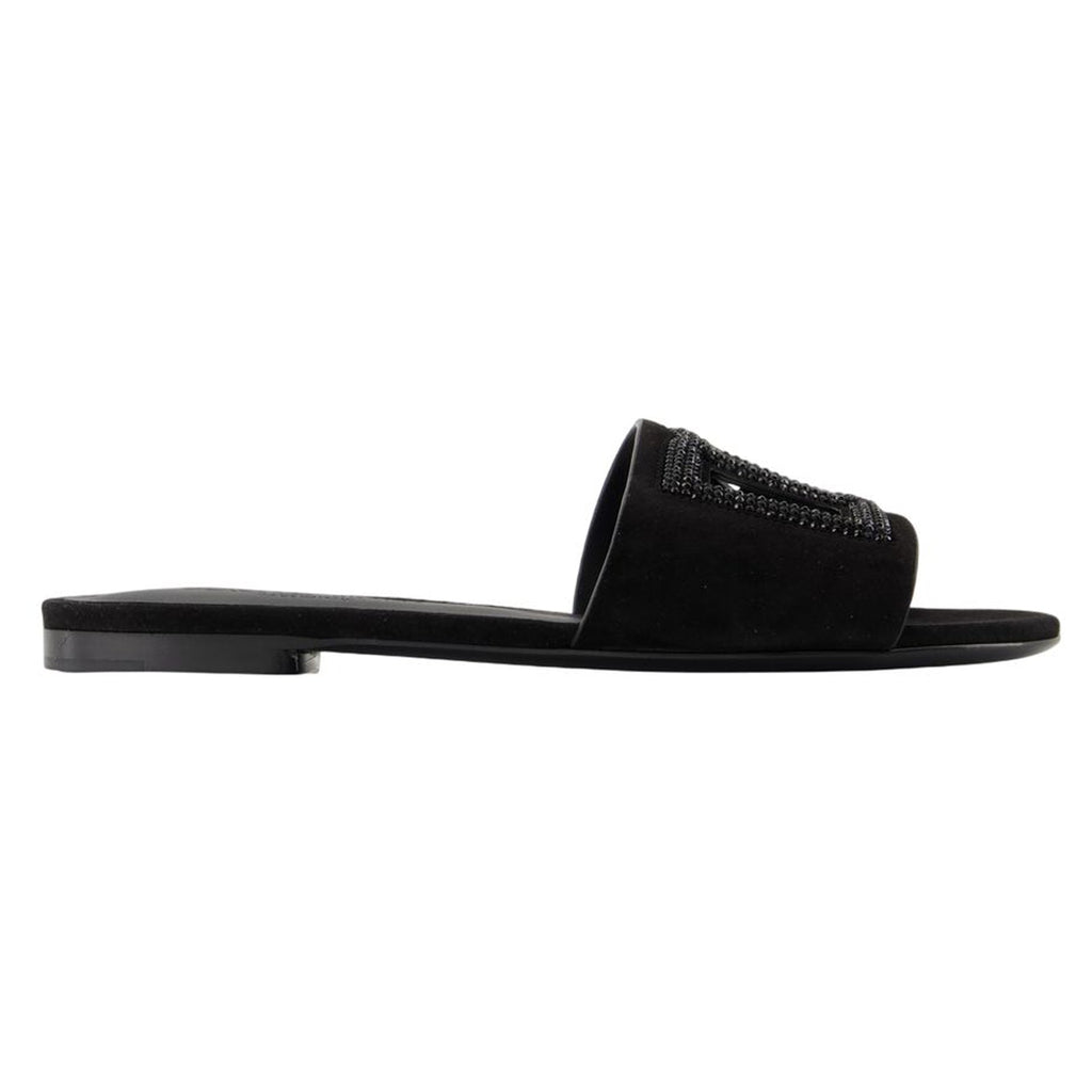Women's Gruppo 40 Sandals - Dolce&Gabbana - Leather - Black