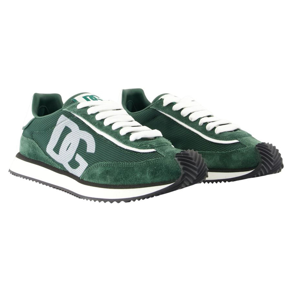 Women's Cushion Sneakers - Dolce&Gabbana - Leather - Green