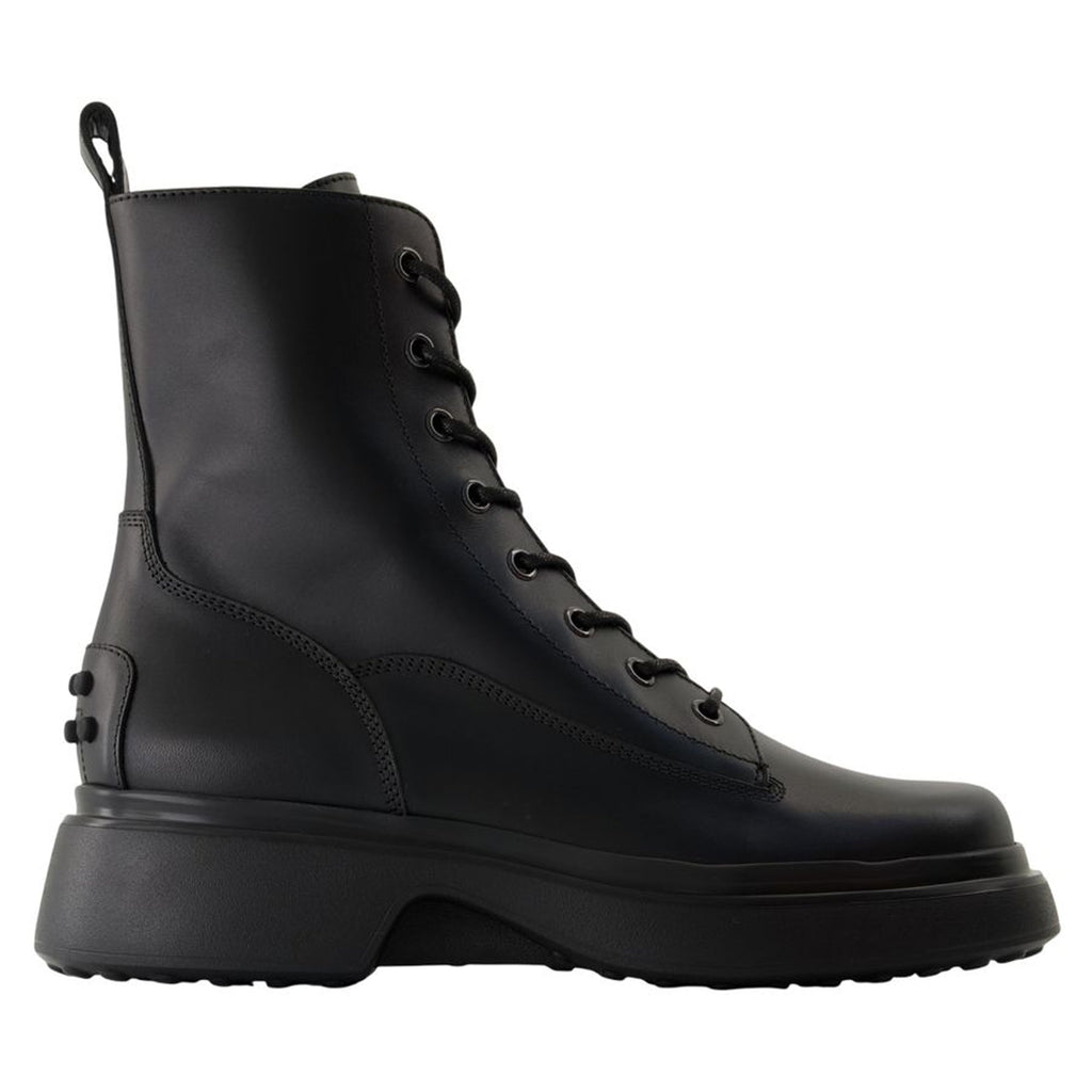 Women's Gomma 74l Ankle Boots - Tod's - Leather - Black