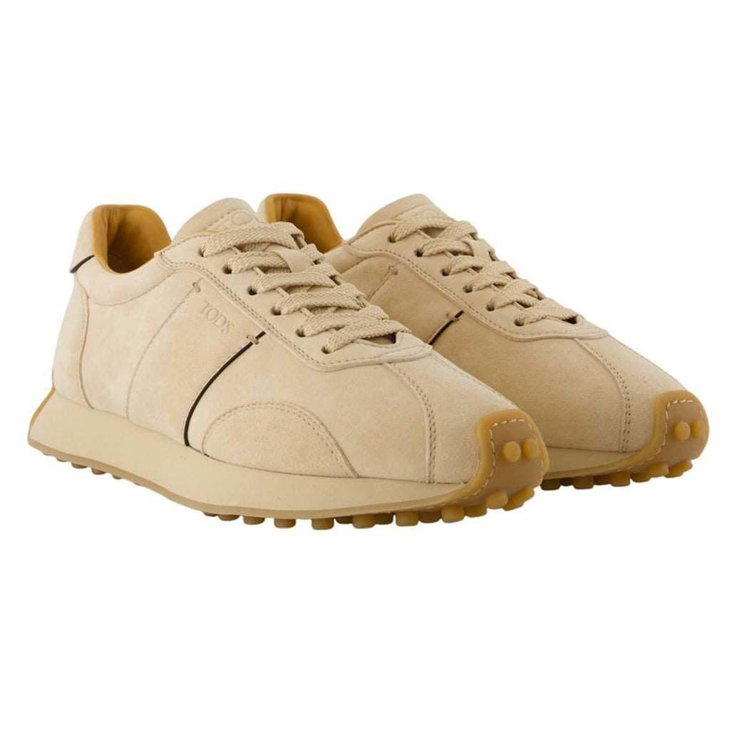 Women's T Vintage Sneakers - Tod's - Leather - Beige