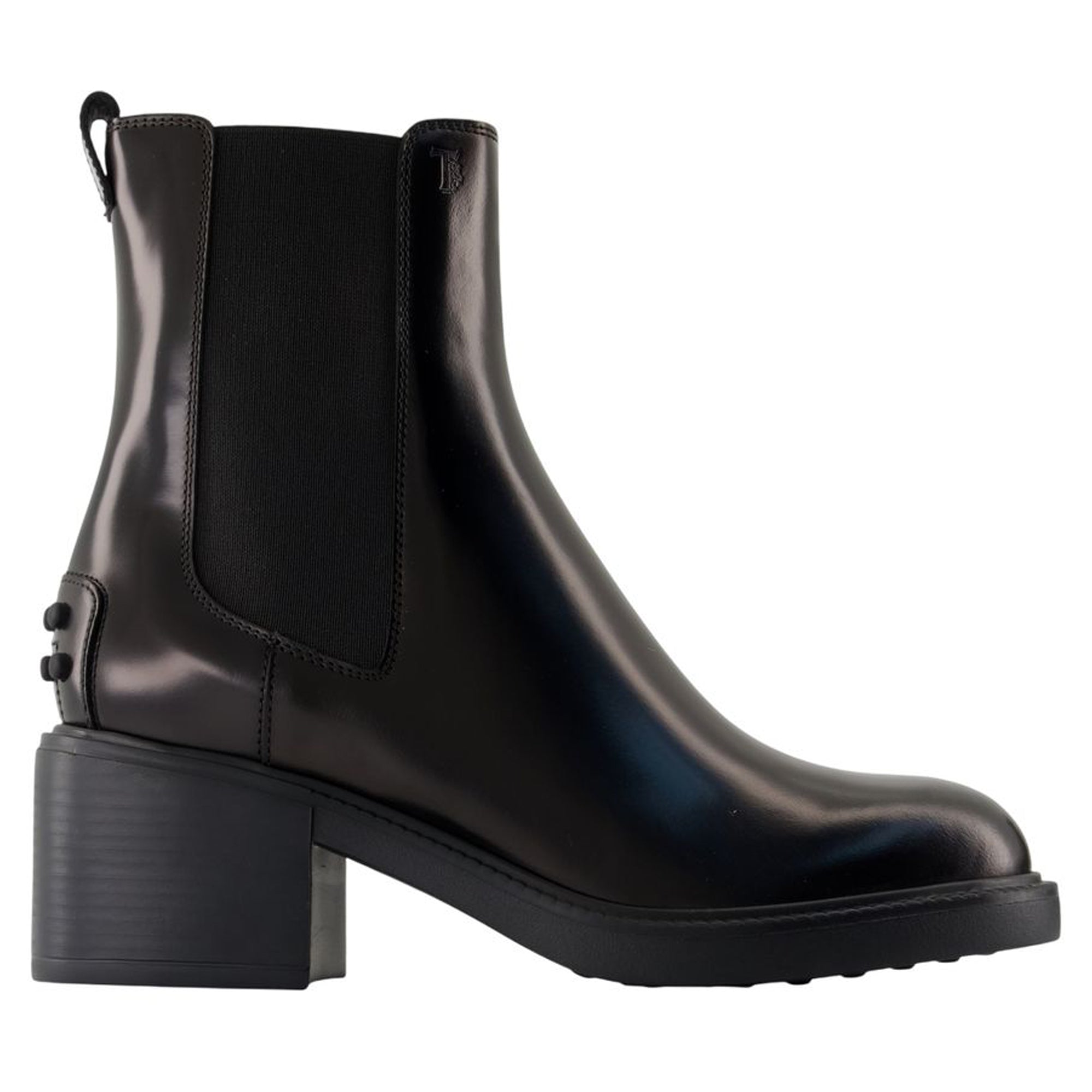 Women's Stivaletto Ankle Boots - Tod's - Leather - Black
