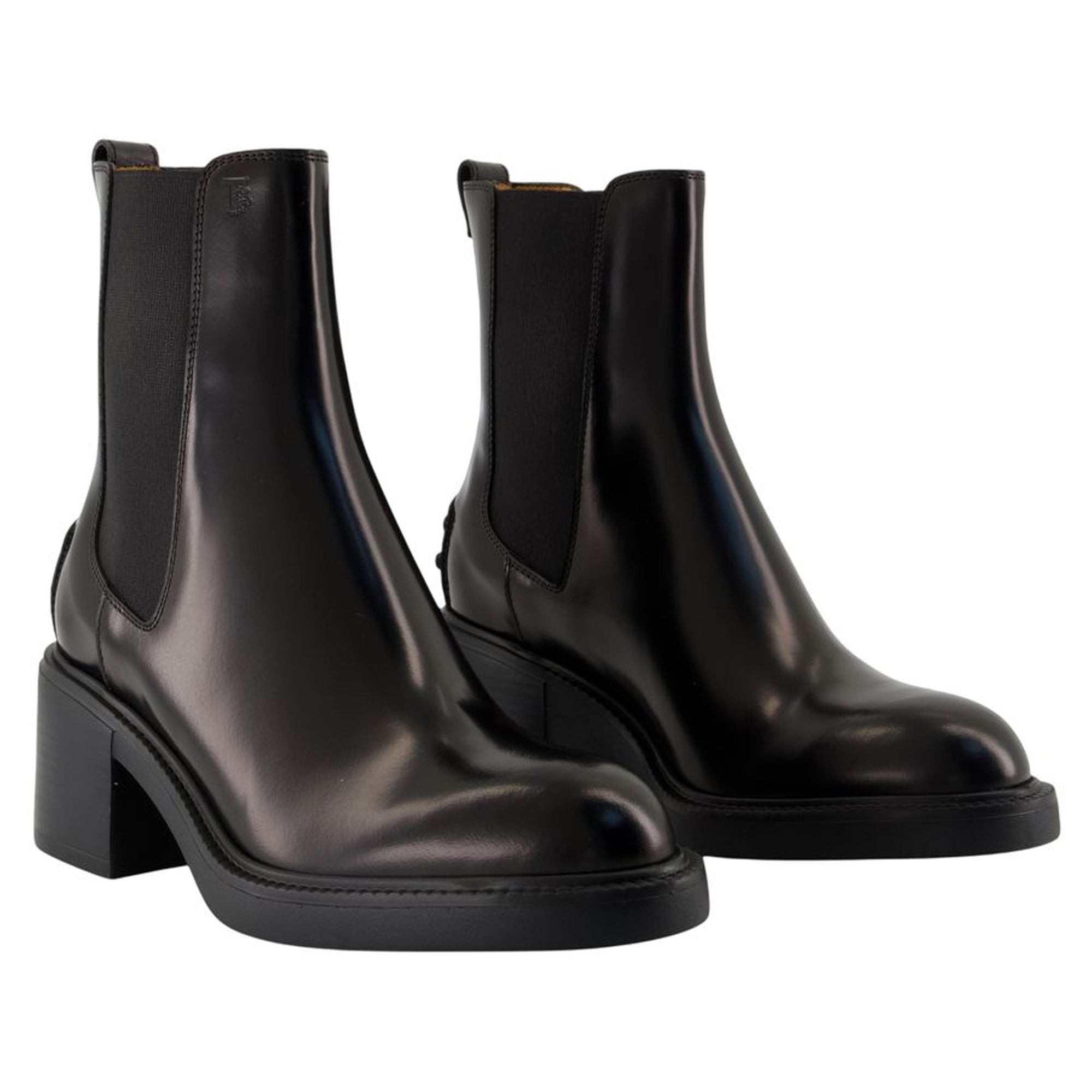 Women's Stivaletto Ankle Boots - Tod's - Leather - Black