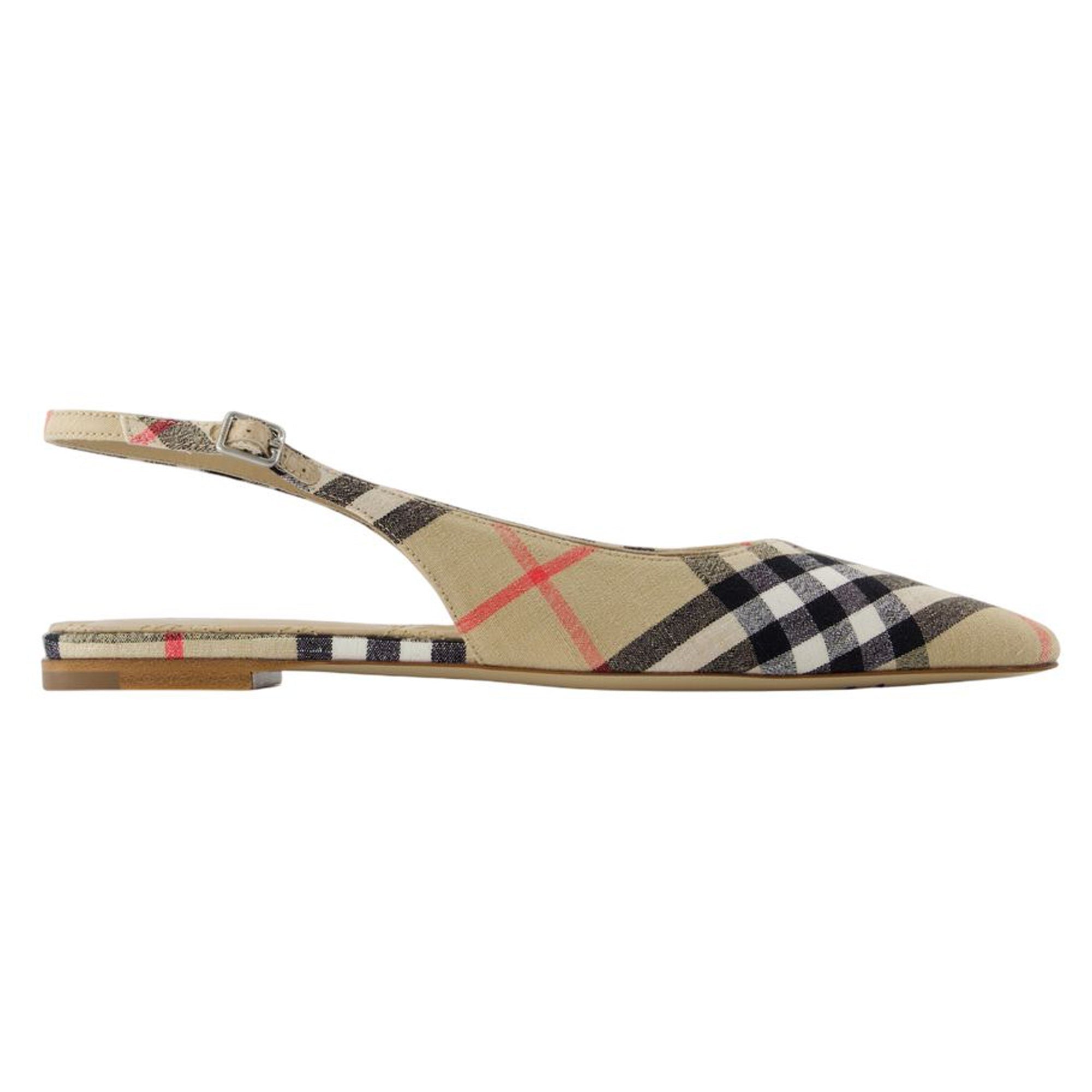 Dame 05 Slingbacks - Burberry - Linen - Beige