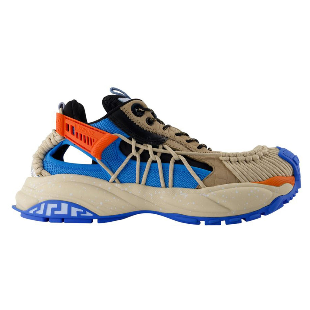 Coconut Sneakers - Versace - Leather - Beige