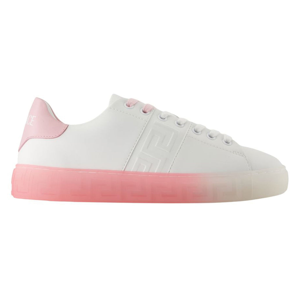 Women's Free Bio Sneakers - Versace - Leather - White