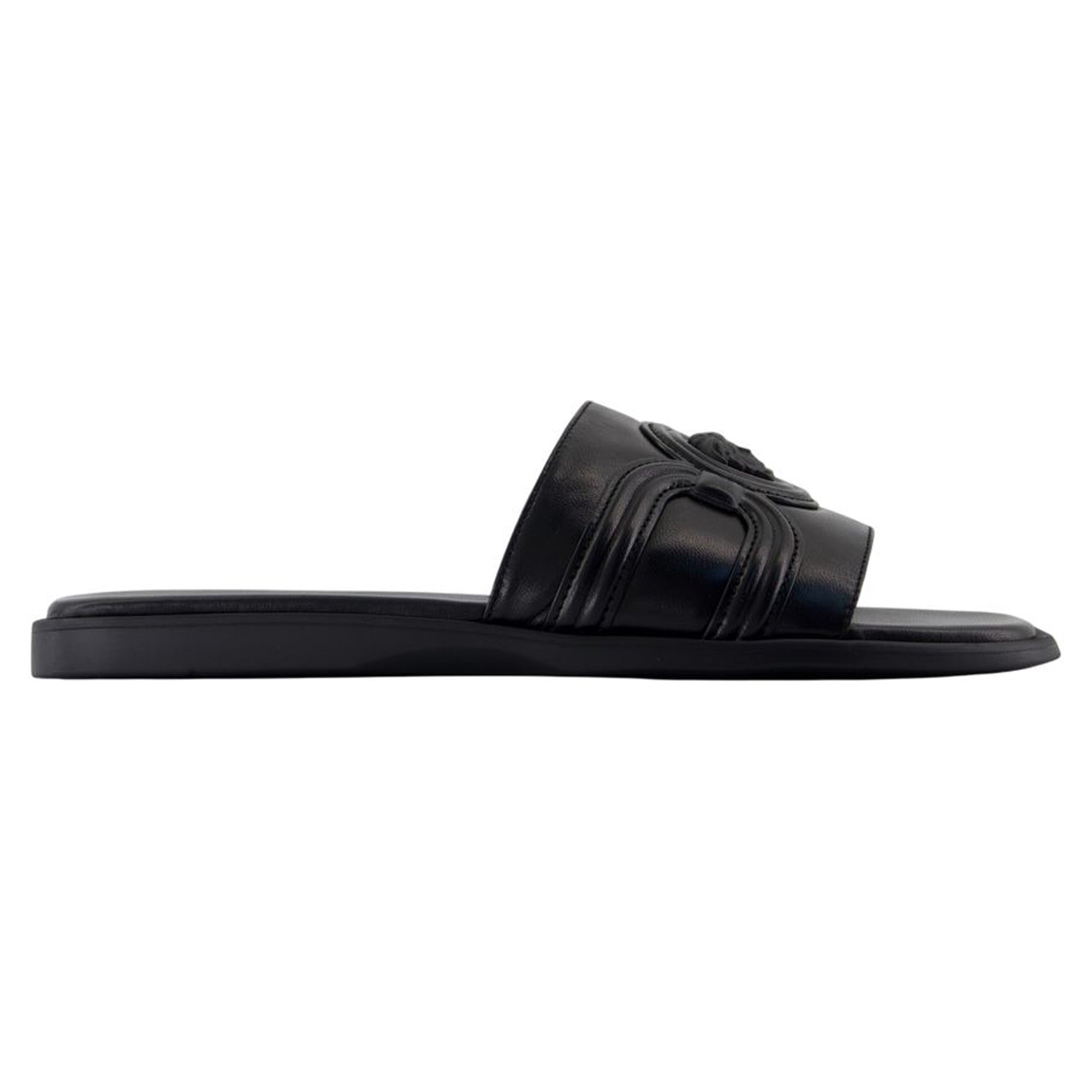 Women's Sandals - Versace - Leather - Black