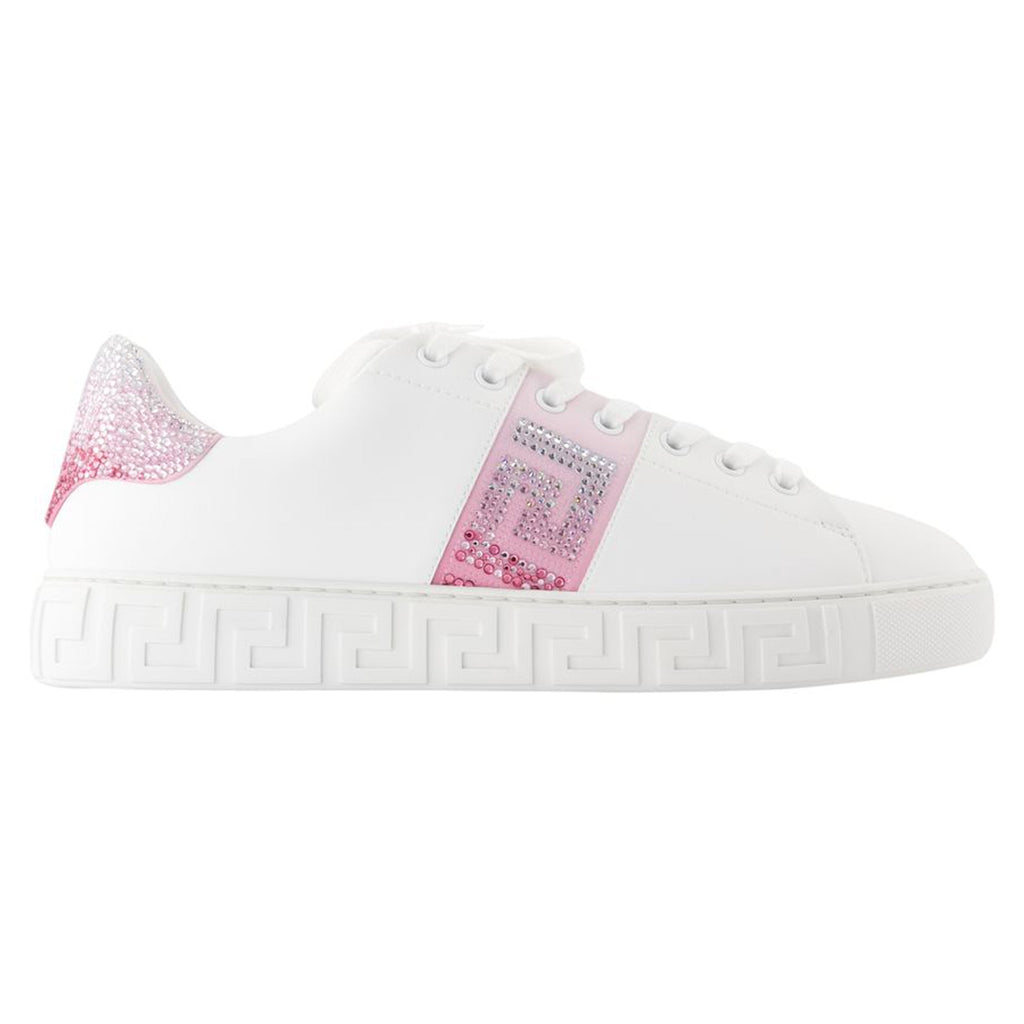 Women's Free Bio Sneakers - Versace - Synthetic - White