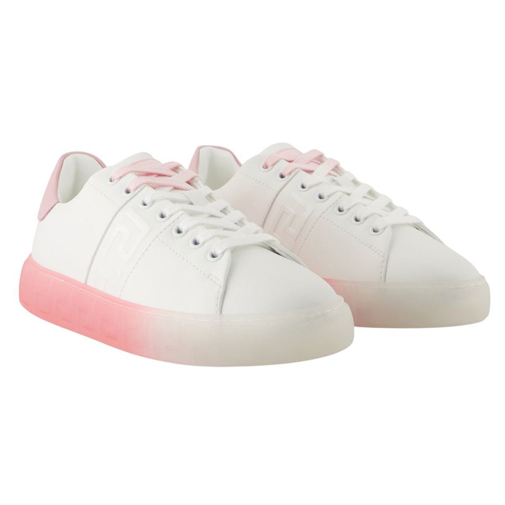 Women's Free Bio Sneakers - Versace - Leather - White
