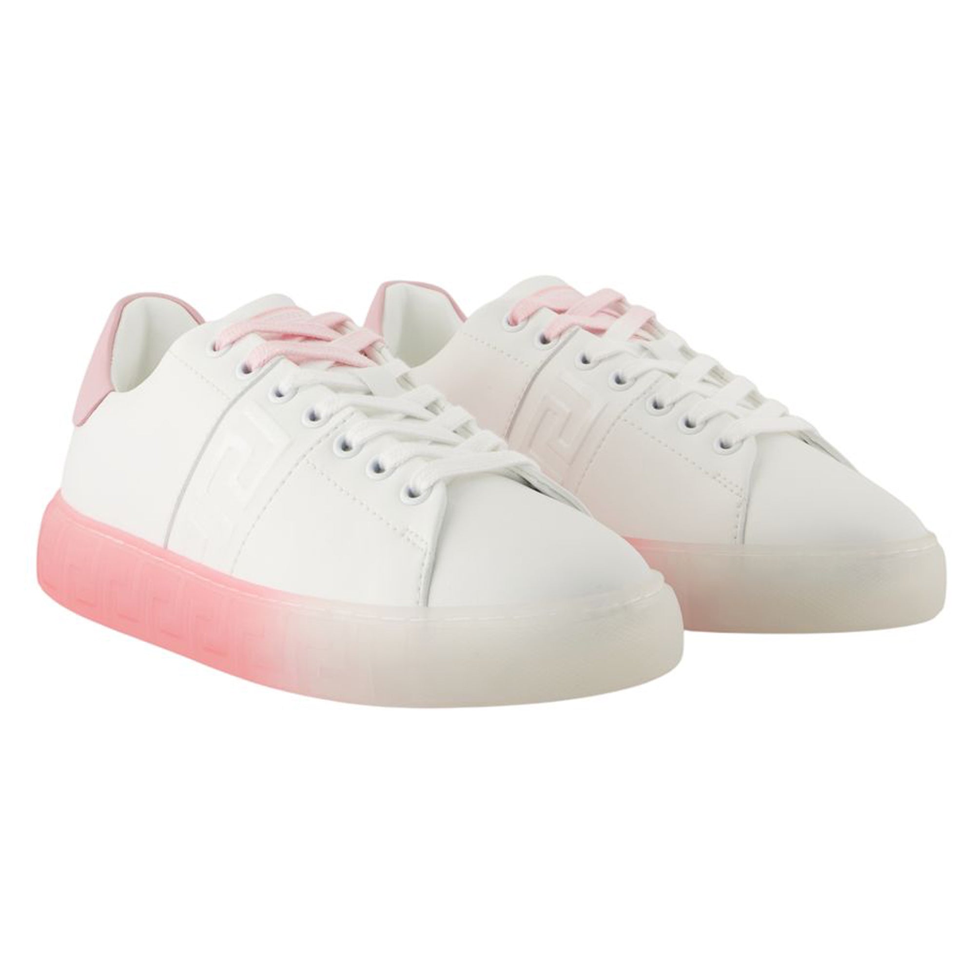 Women's Free Bio Sneakers - Versace - Leather - White