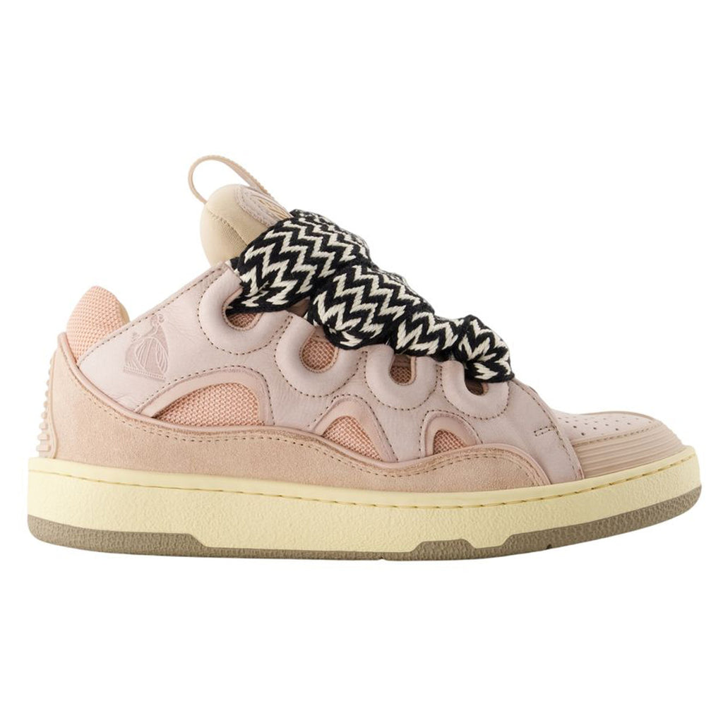 Women's Curb Sneakers - Lanvin - Synthetic - Pink