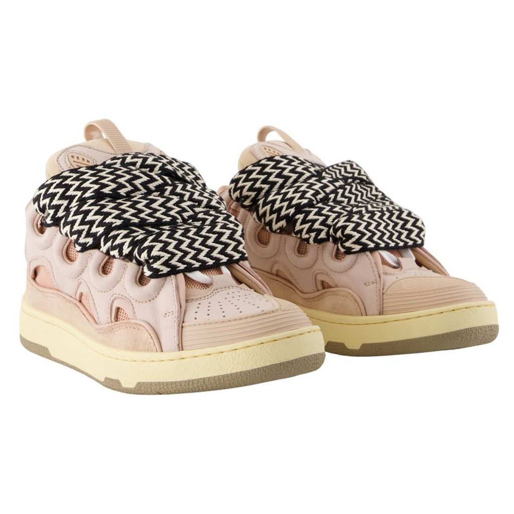 Women's Curb Sneakers - Lanvin - Synthetic - Pink