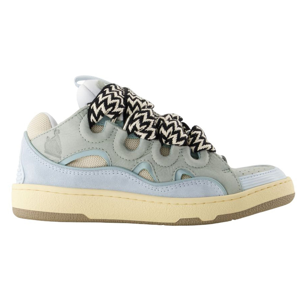 Women's Curb Sneakers - Lanvin - Synthetic - Blue