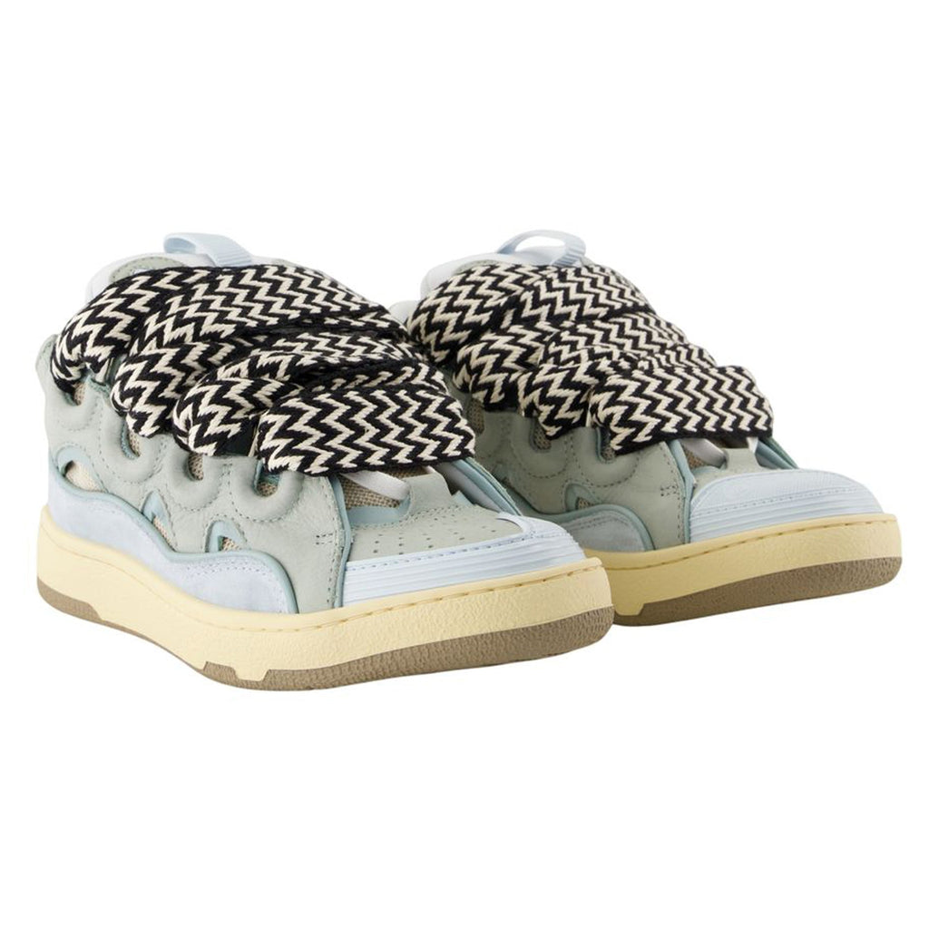Women's Curb Sneakers - Lanvin - Synthetic - Blue