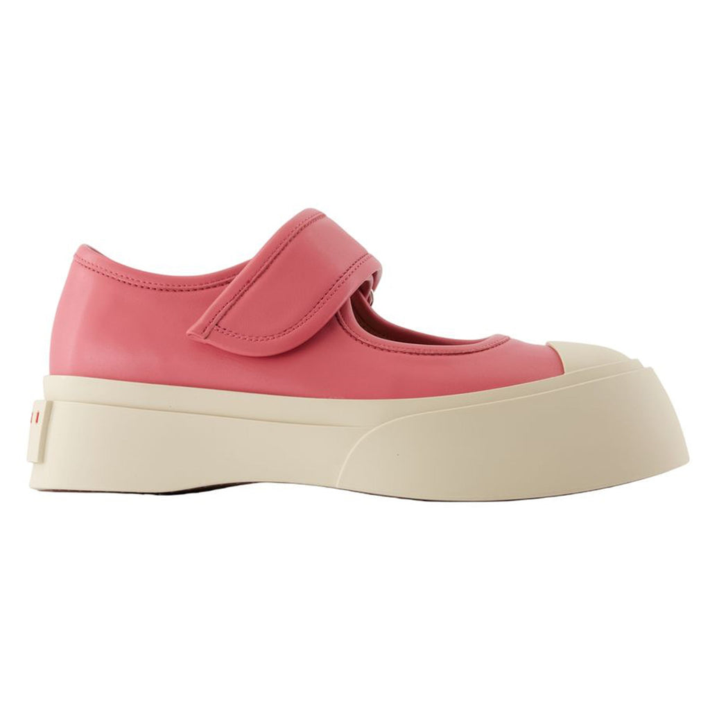 Women's Mary Jane Ballerinas - Marni - Leather - Pink