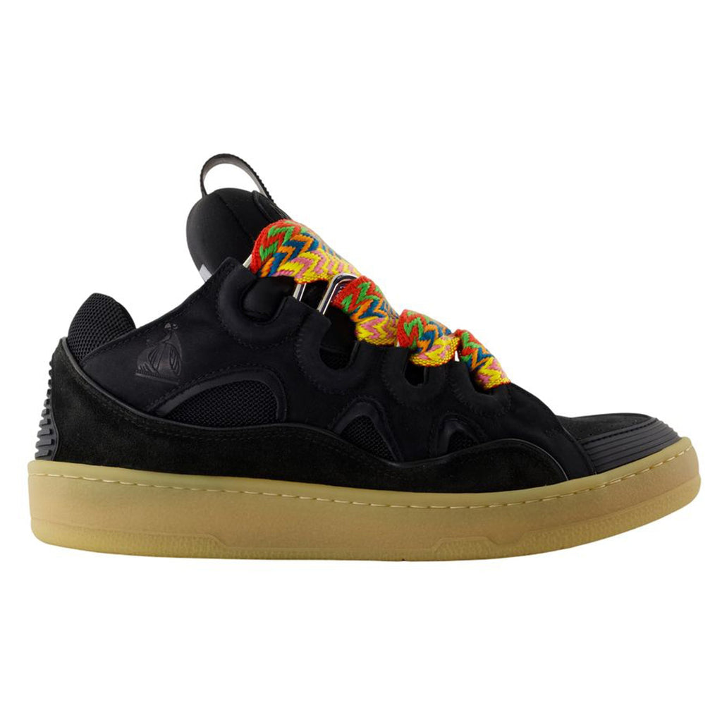 Women's Curb Sneakers - Lanvin - Synthetic - Black
