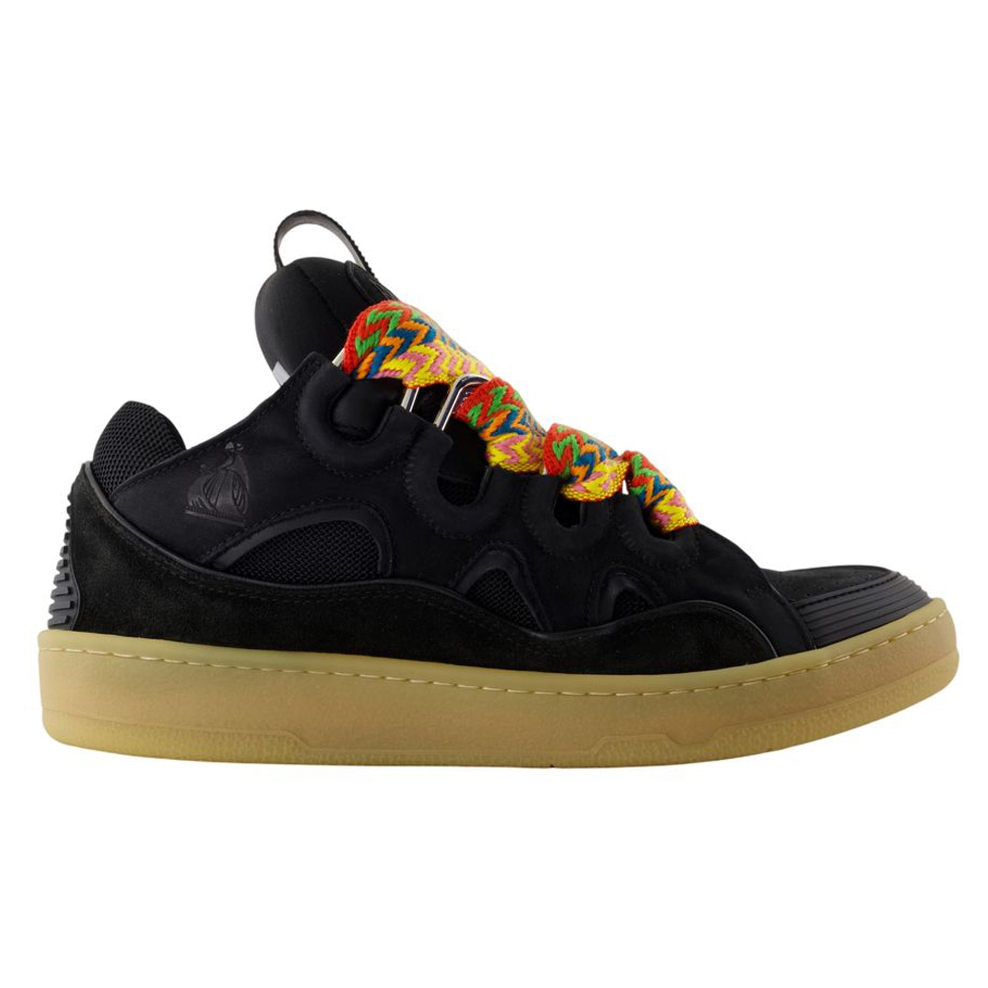 Women's Curb Sneakers - Lanvin - Synthetic - Black