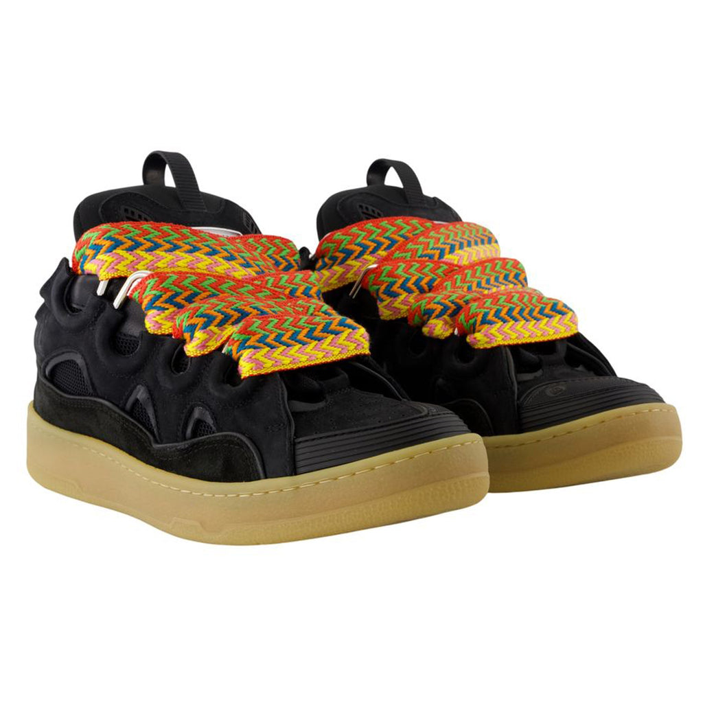 Women's Curb Sneakers - Lanvin - Synthetic - Black