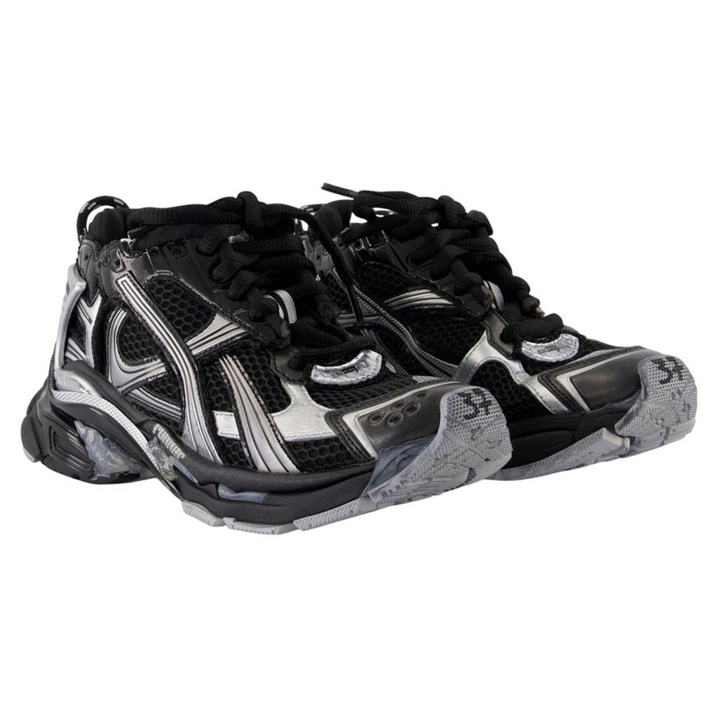 Women's Runner Sneakers - Balenciaga - Synthetic - Black