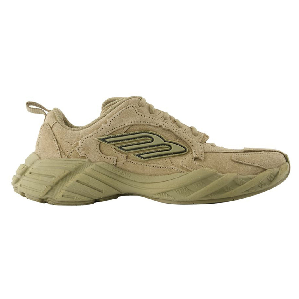 Women's Monday Sneakers - Balenciaga - Leather - Khaki