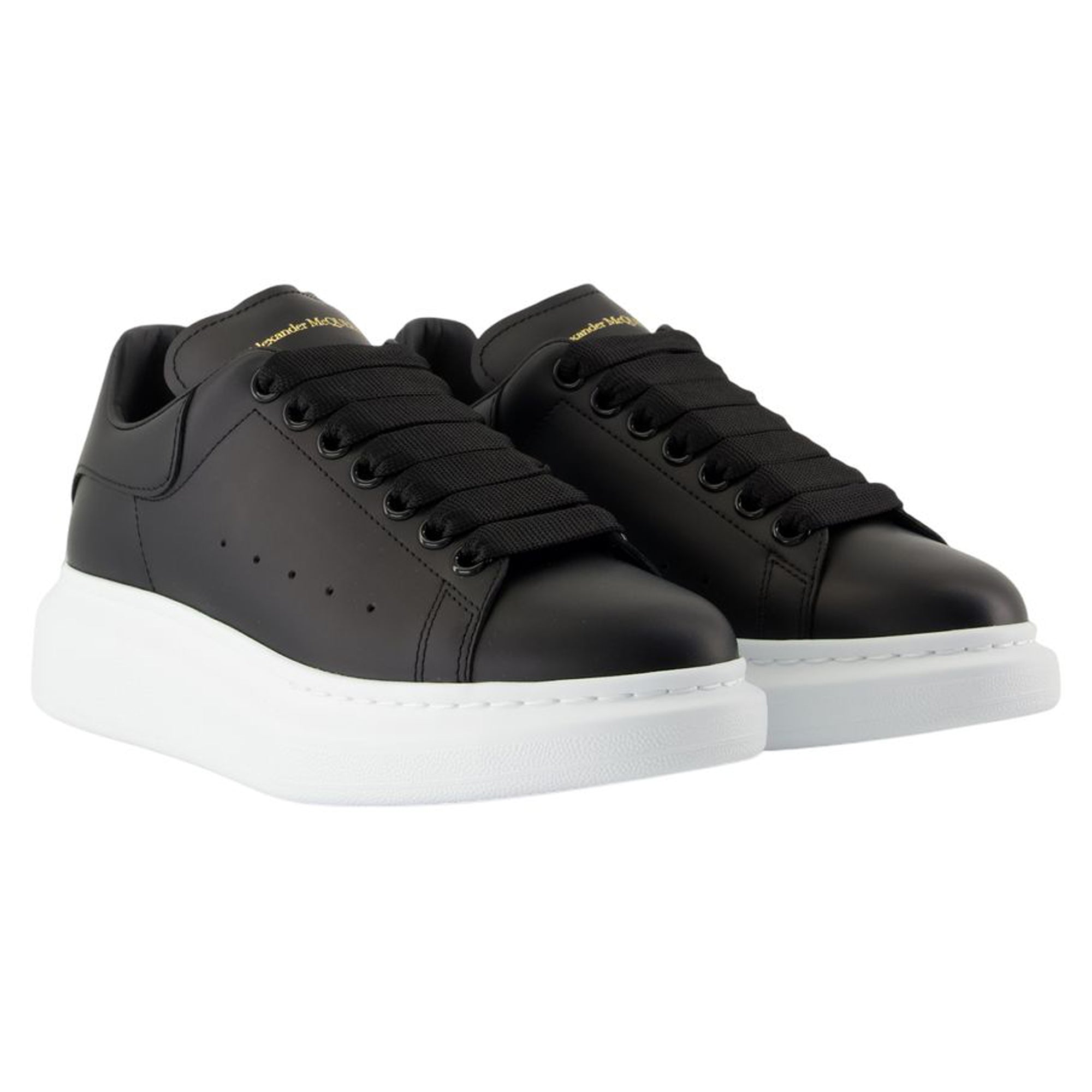Women's Sneakers Oversized - Alexander McQueen - Leather - Black