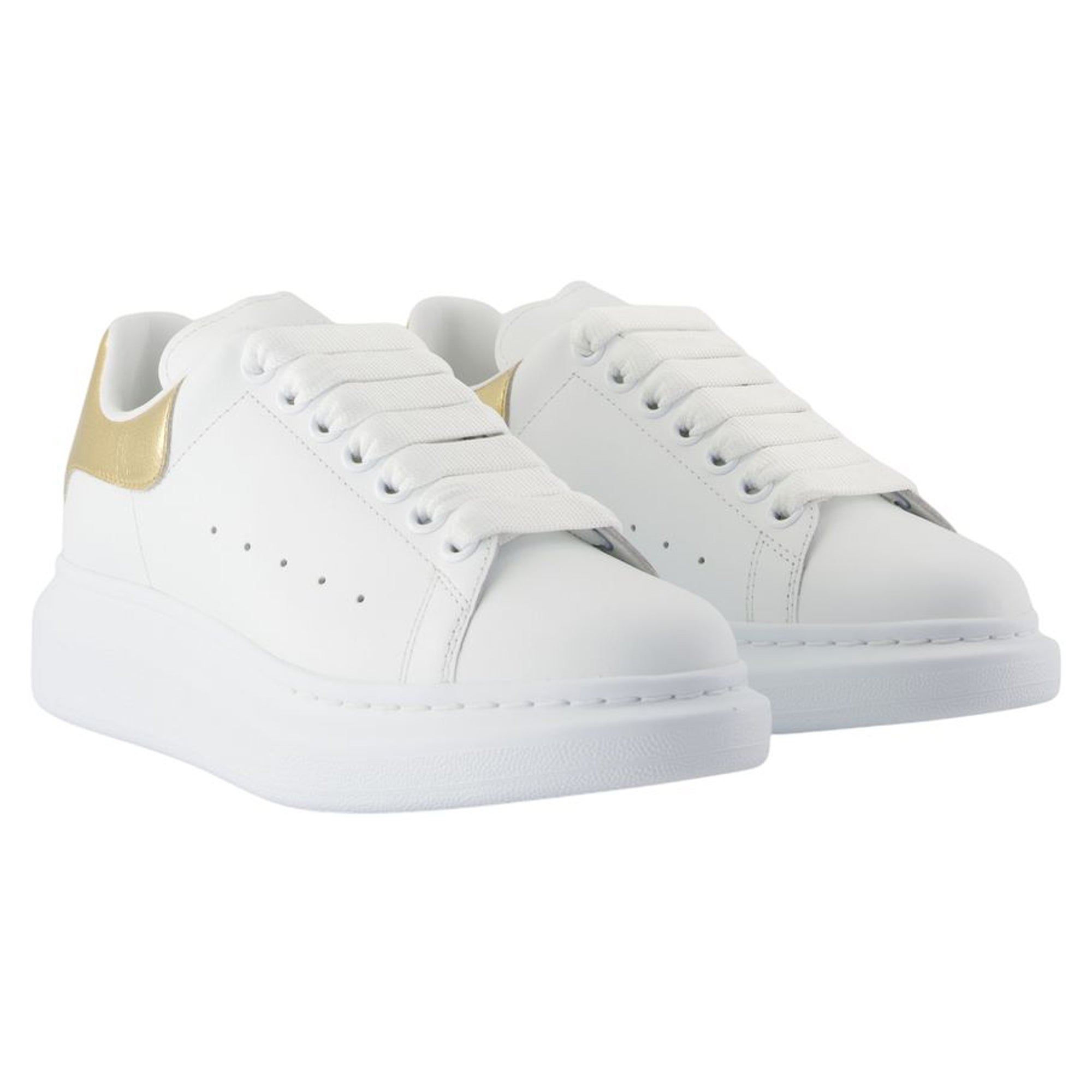 Women's Oversized Sneakers - Alexander McQueen - Leather - White