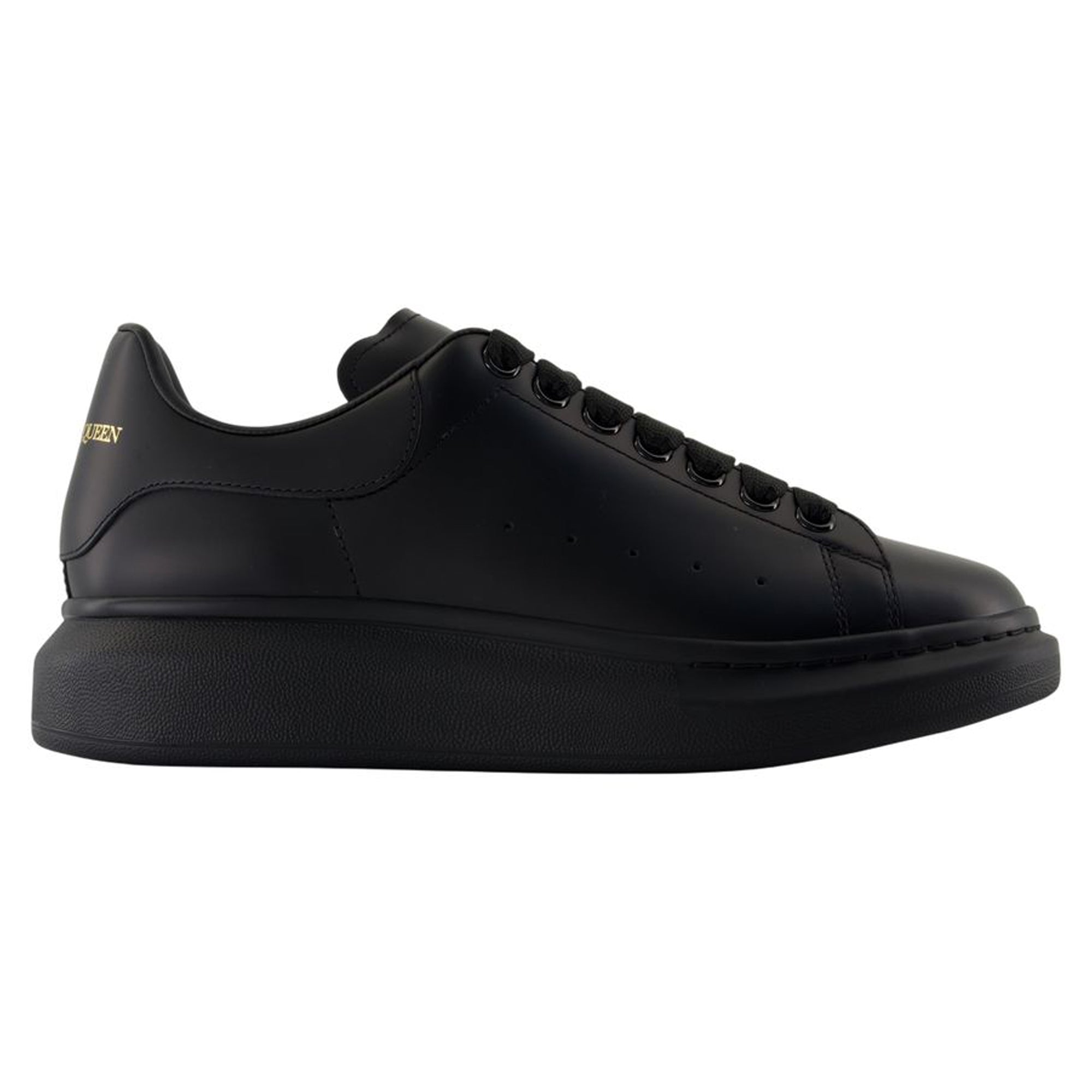 Women's Oversize Sneakers - Alexander McQueen - Leather - Black