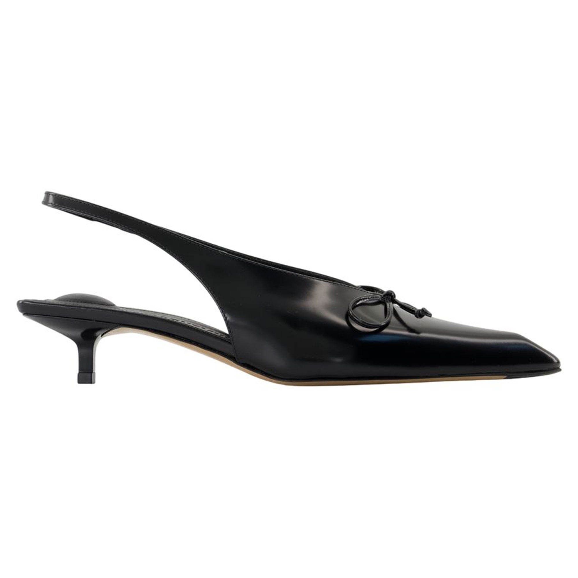 Women's Cubisto B Slingbacks - Jacquemus - Leather - Black