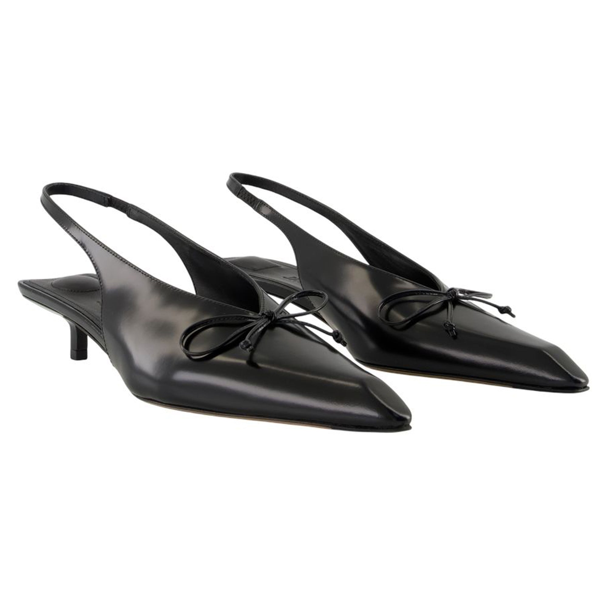 Women's Cubisto B Slingbacks - Jacquemus - Leather - Black