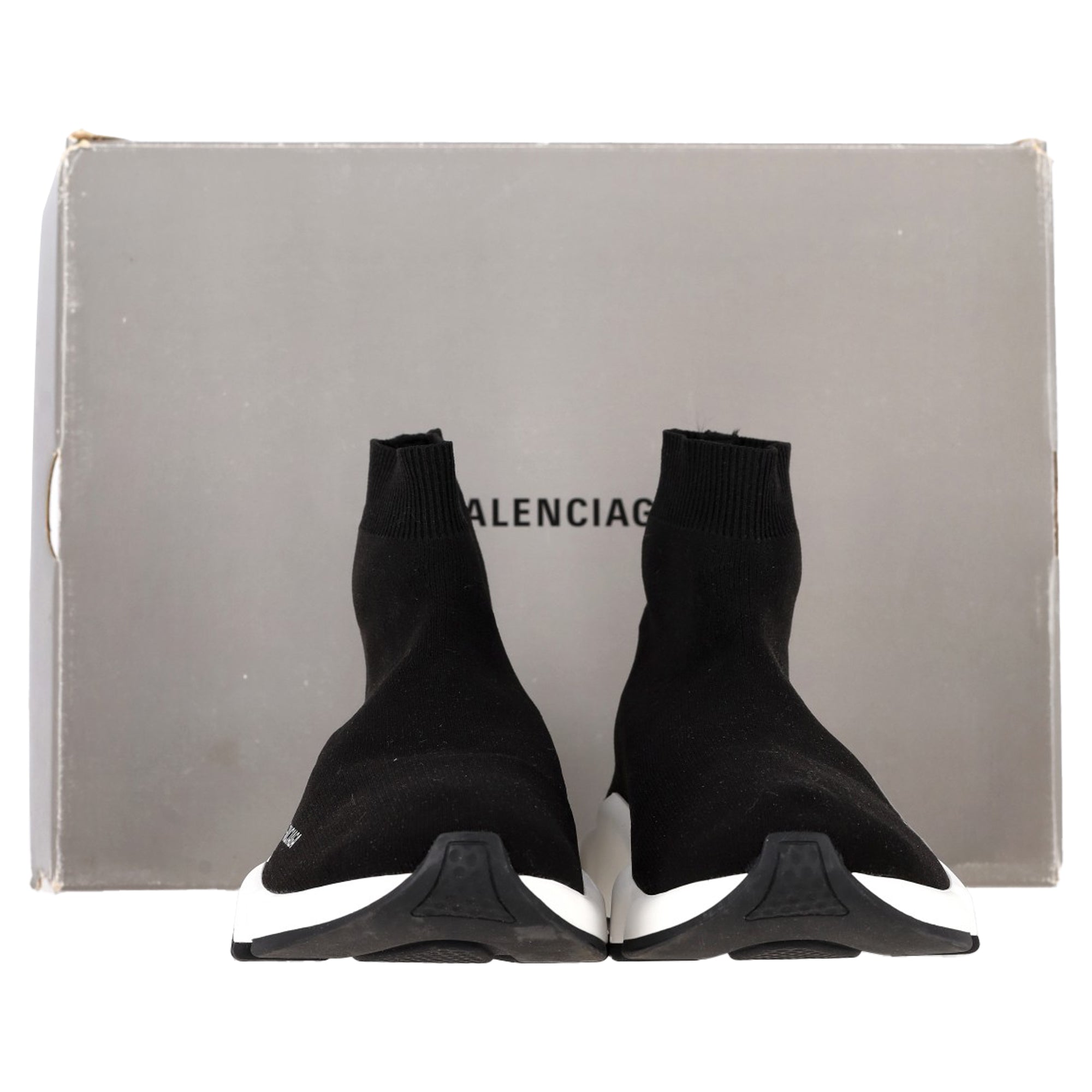 Women's Balenciaga Speed Sneakers in Black Polyester