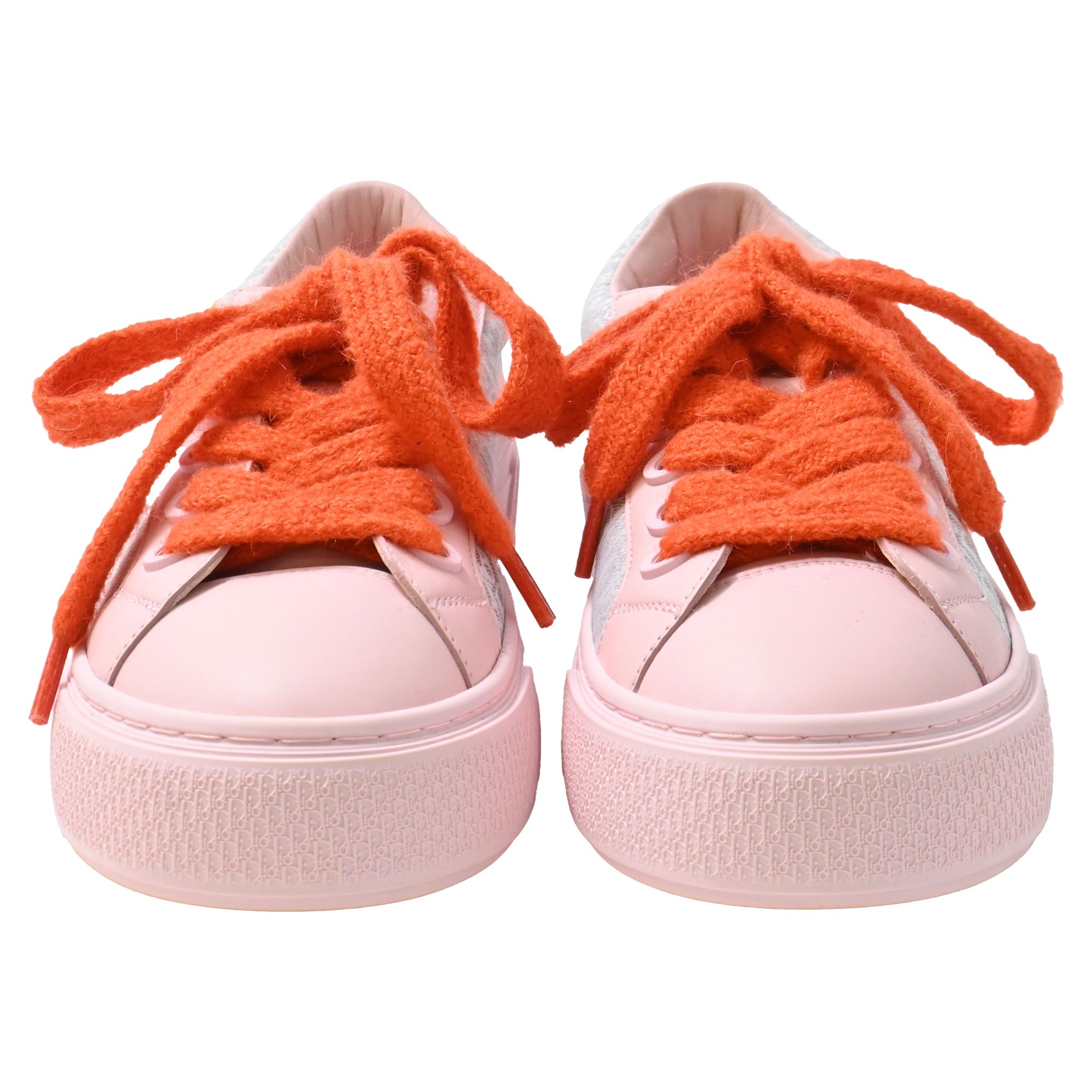 Dior x Kaws B33 Spin Sneakers in Pink Leather