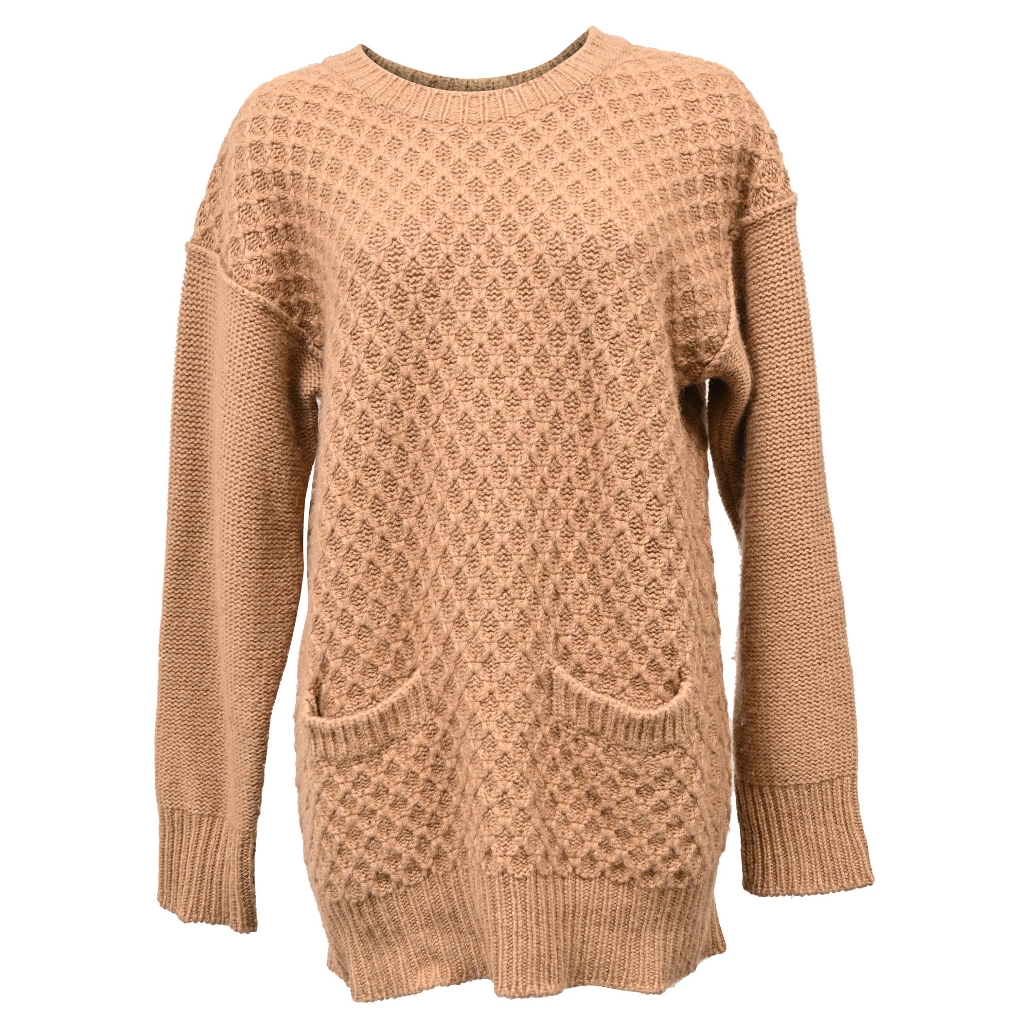 Marni Knit Sweater Dress in Brown Wool